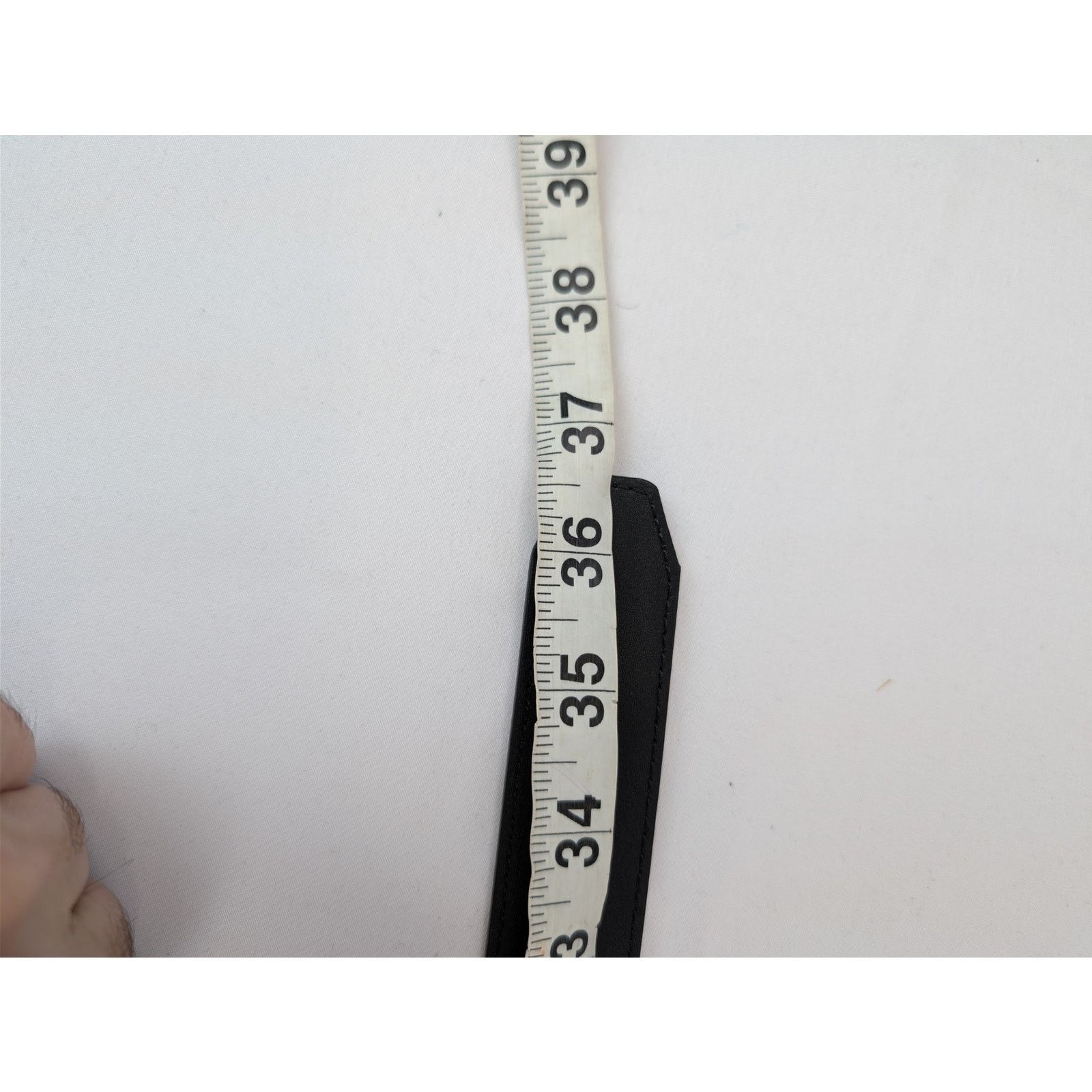 Balenciaga o1rshd1 Size: 95 / Le Cagole Belt 30 in Black Size 38 - 12 Thumbnail
