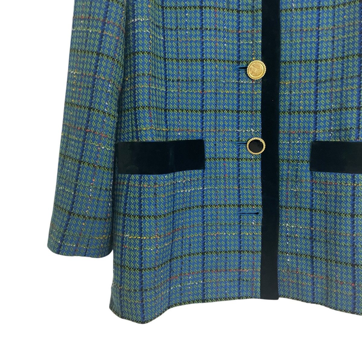 Givenchy Vintage Givenchy Glamour Tweed Jacket Size XXL / US 16-18 / IT 52-54 - 3 Thumbnail