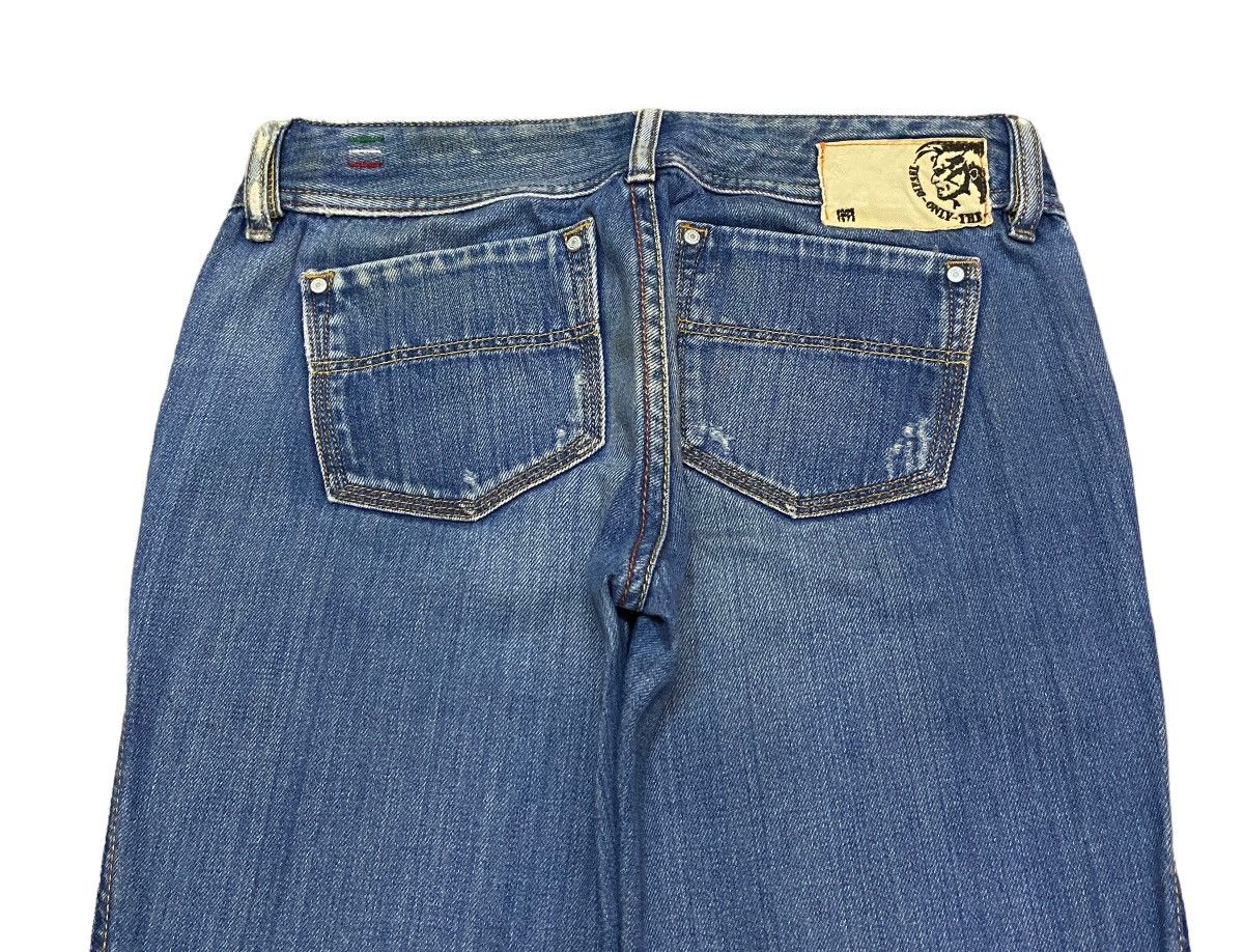 Diesel × If Six Was Nine × Vintage Rare Design Vintage Brand Diesel Flared Jeans 1990s Size US 28 / EU 44 - 4 Thumbnail