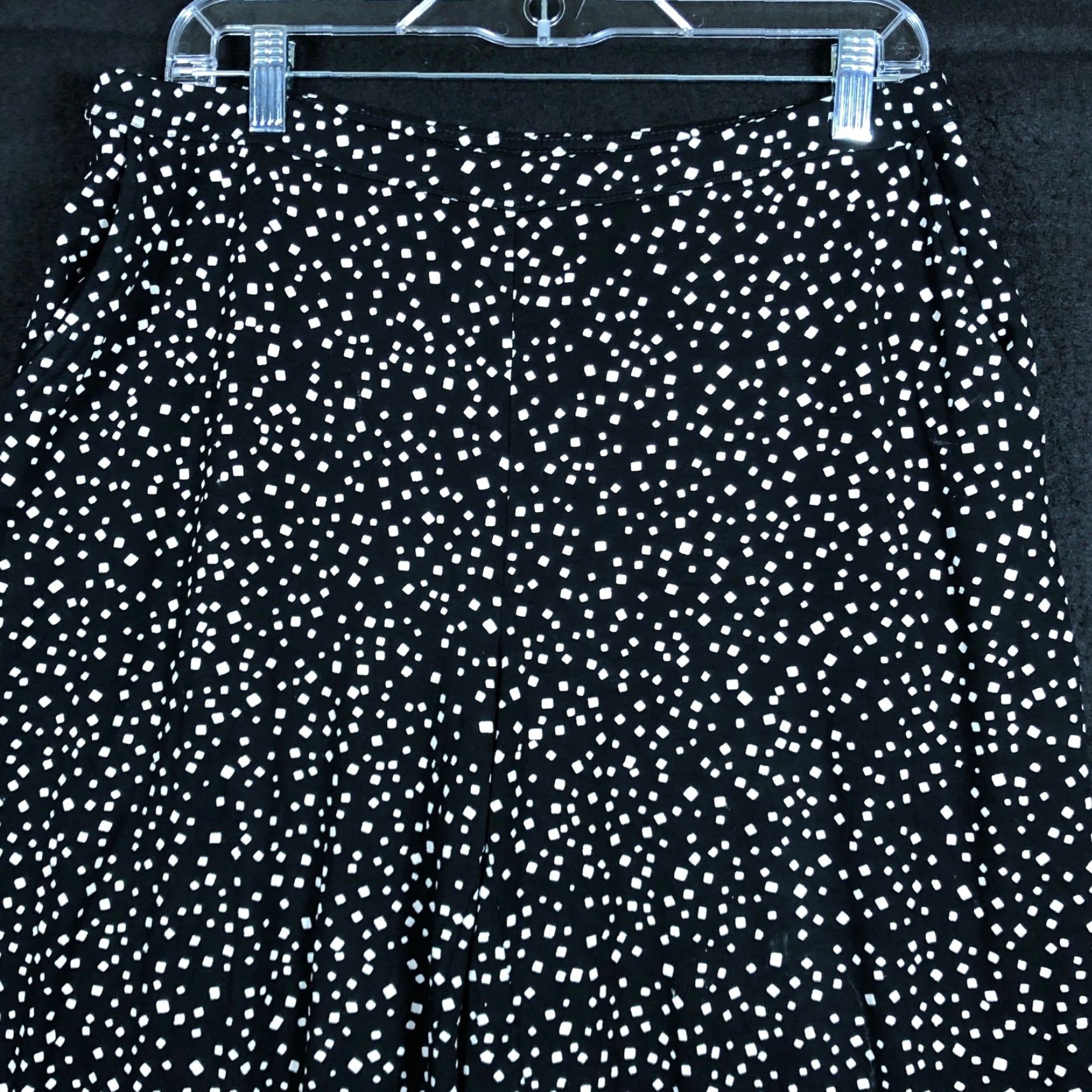 Vintage J Jill Womens Pants Cropped Stretch Wearever Collection Black Tan Full Leg Size 32" / US 10 / IT 46 - 2 Thumbnail