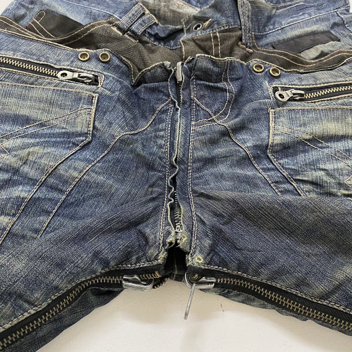 If Six Was Nine ☀️PPFM Anarchy Denim Eastern Rock jeans Size US 34 / EU 50 - 7 Thumbnail