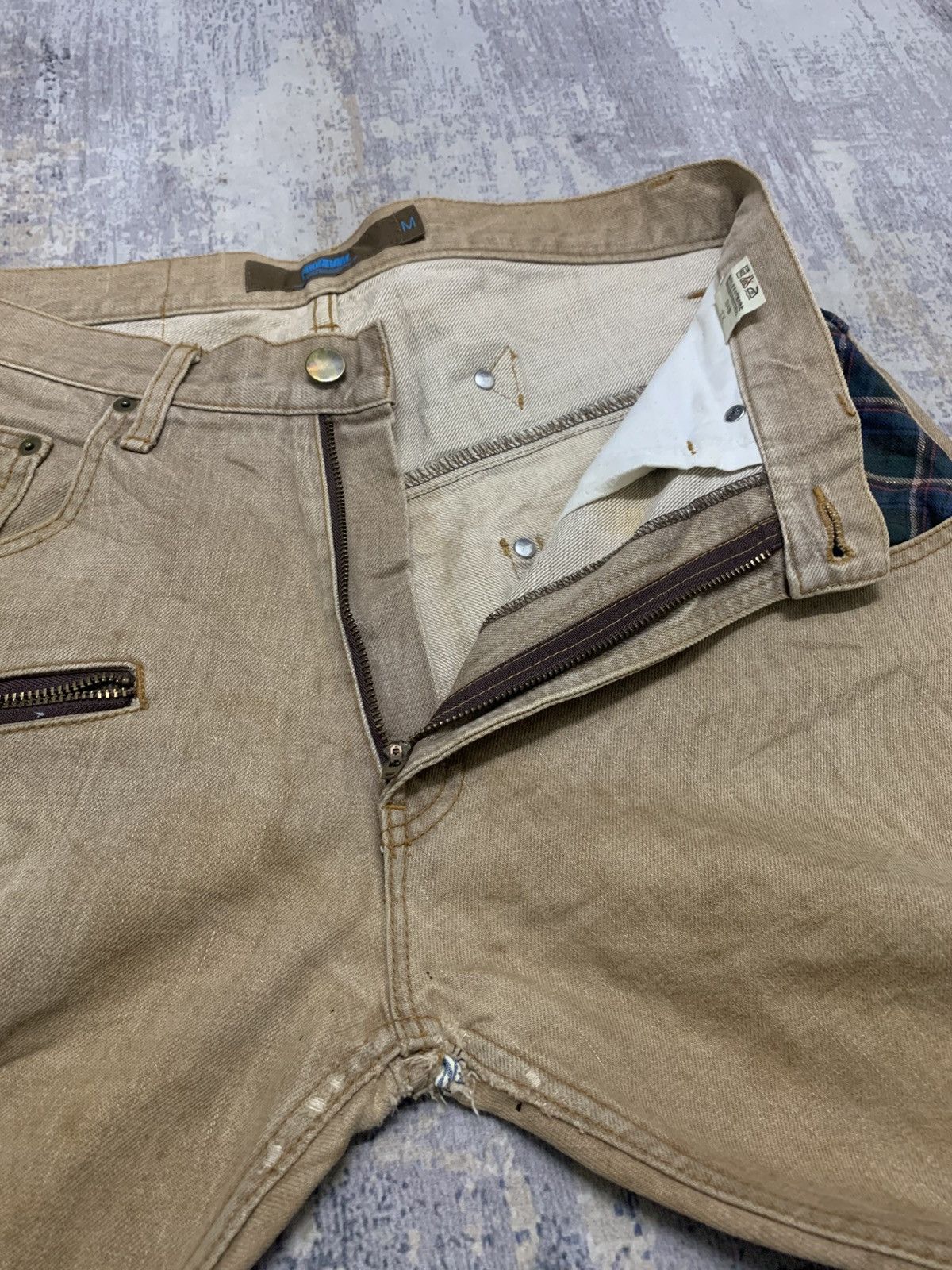 Japanese Brand Japanese Brand PROGRAM Buckle Back Jeans Size US 32 / EU 48 - 4 Thumbnail