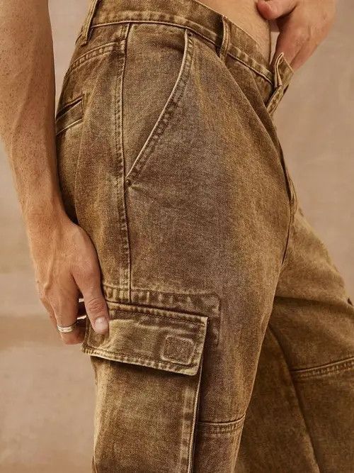 Other Vintage Retro Straight Leg Desert Postapo Jeans Cargo Size US 32 / EU 48 - 4 Thumbnail