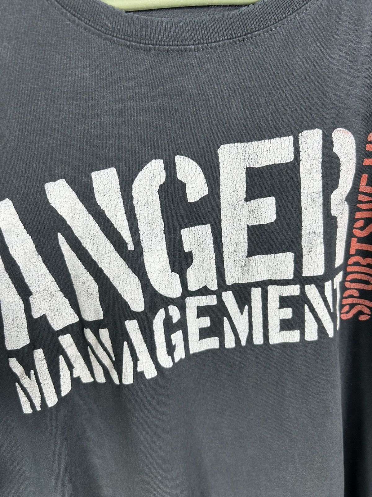 Band Tees Vintage Anger Management The Gym Is My Bitch Distressed Tee Size US XXL / EU 58 / 5 - 8 Thumbnail