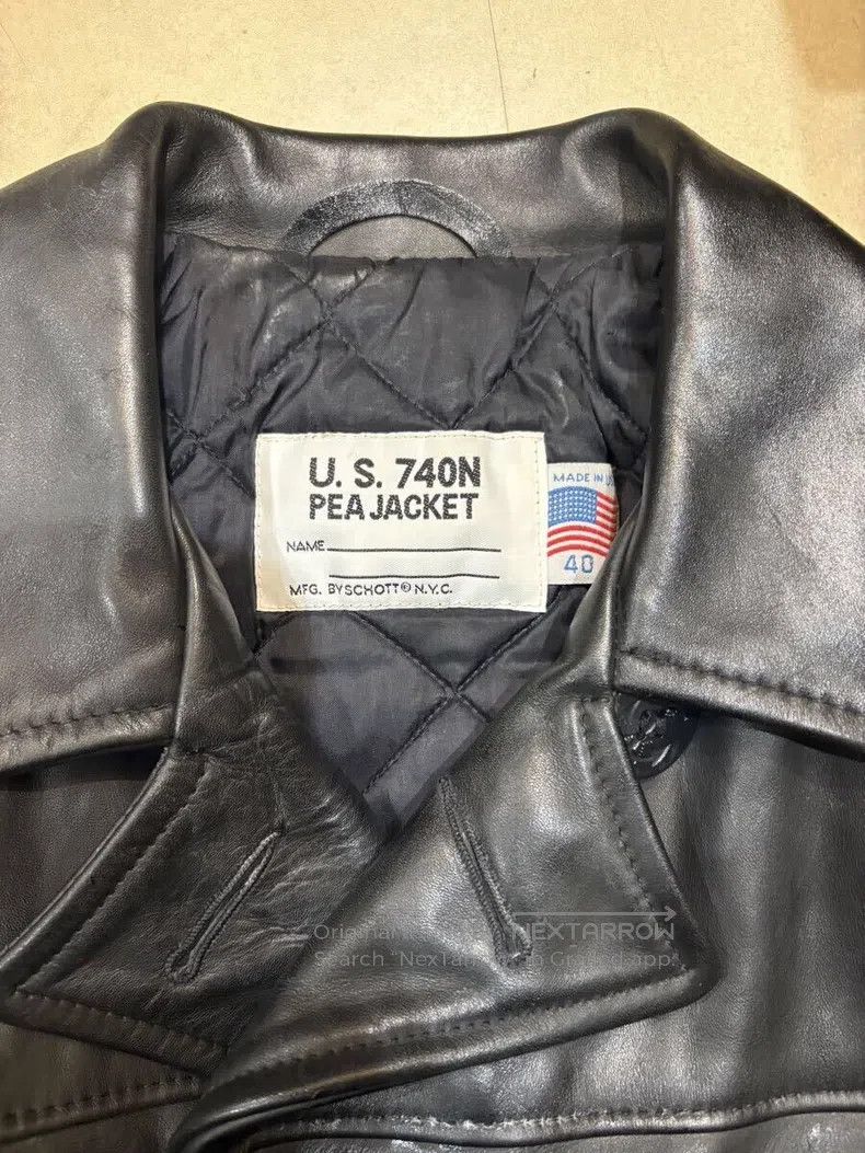 Schott Schott Double-breasted fur coat Size US L / EU 52-54 / 3 - 3 Thumbnail