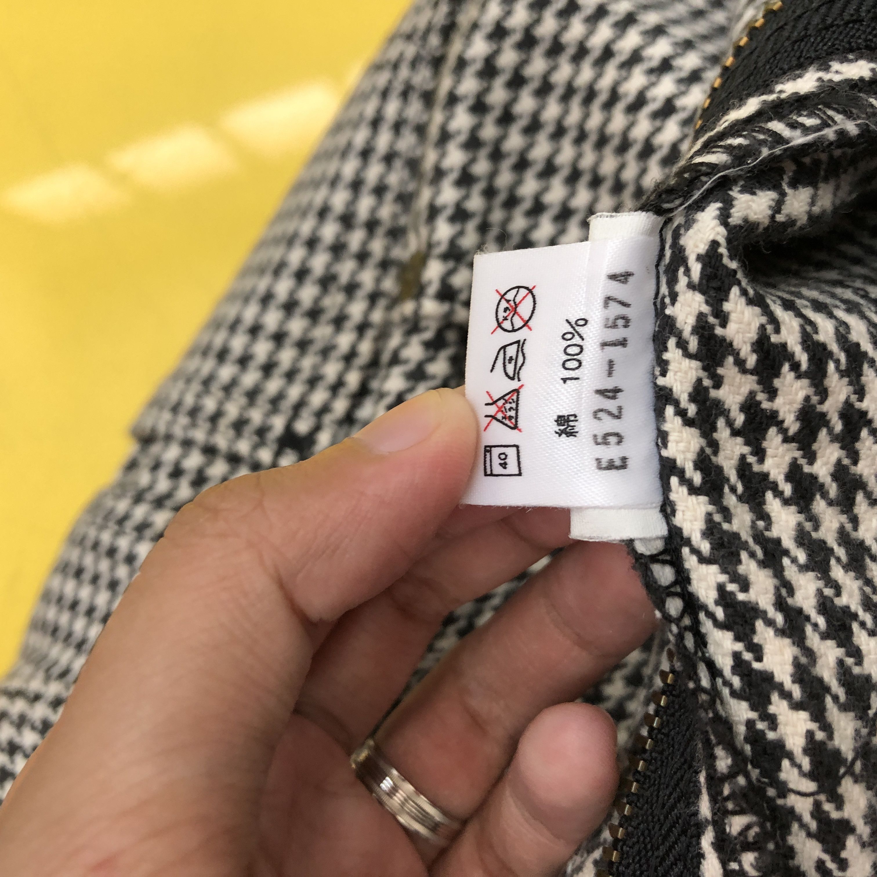 Lee Vintage 90s Lee Jeans Lee Houndstooth Lee Riders Pants Size 26" / US 2 / IT 38 - 11 Thumbnail