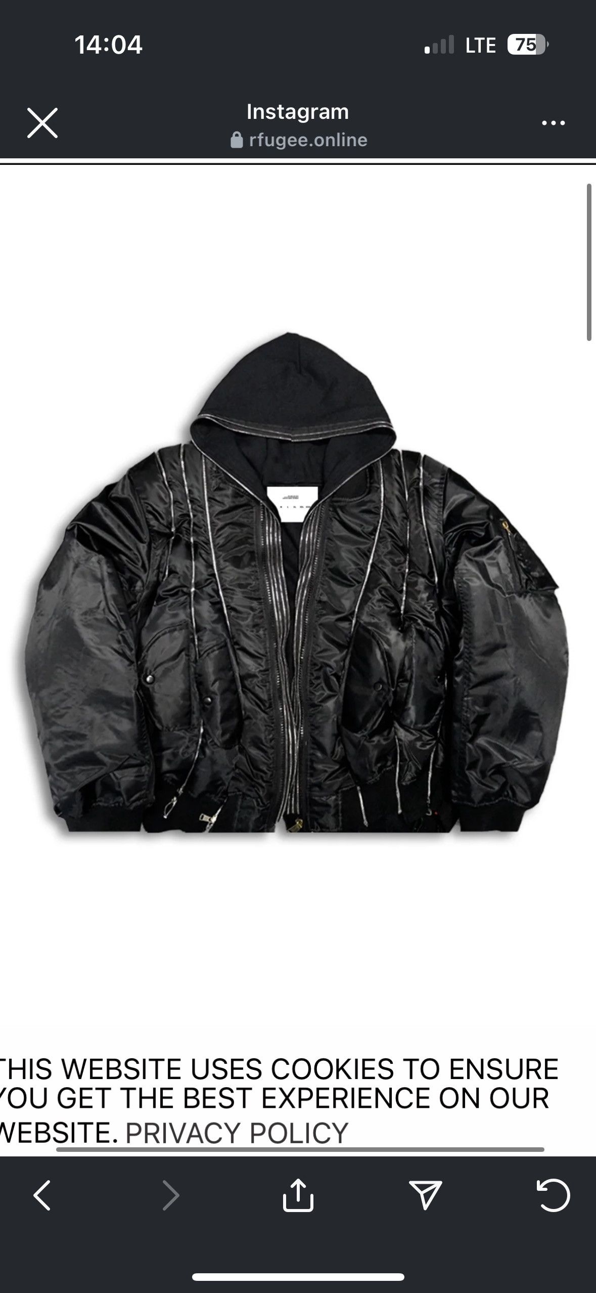 Other Rfugee Bomber jacket Size US XXL / EU 58 / 5 - 1 Thumbnail