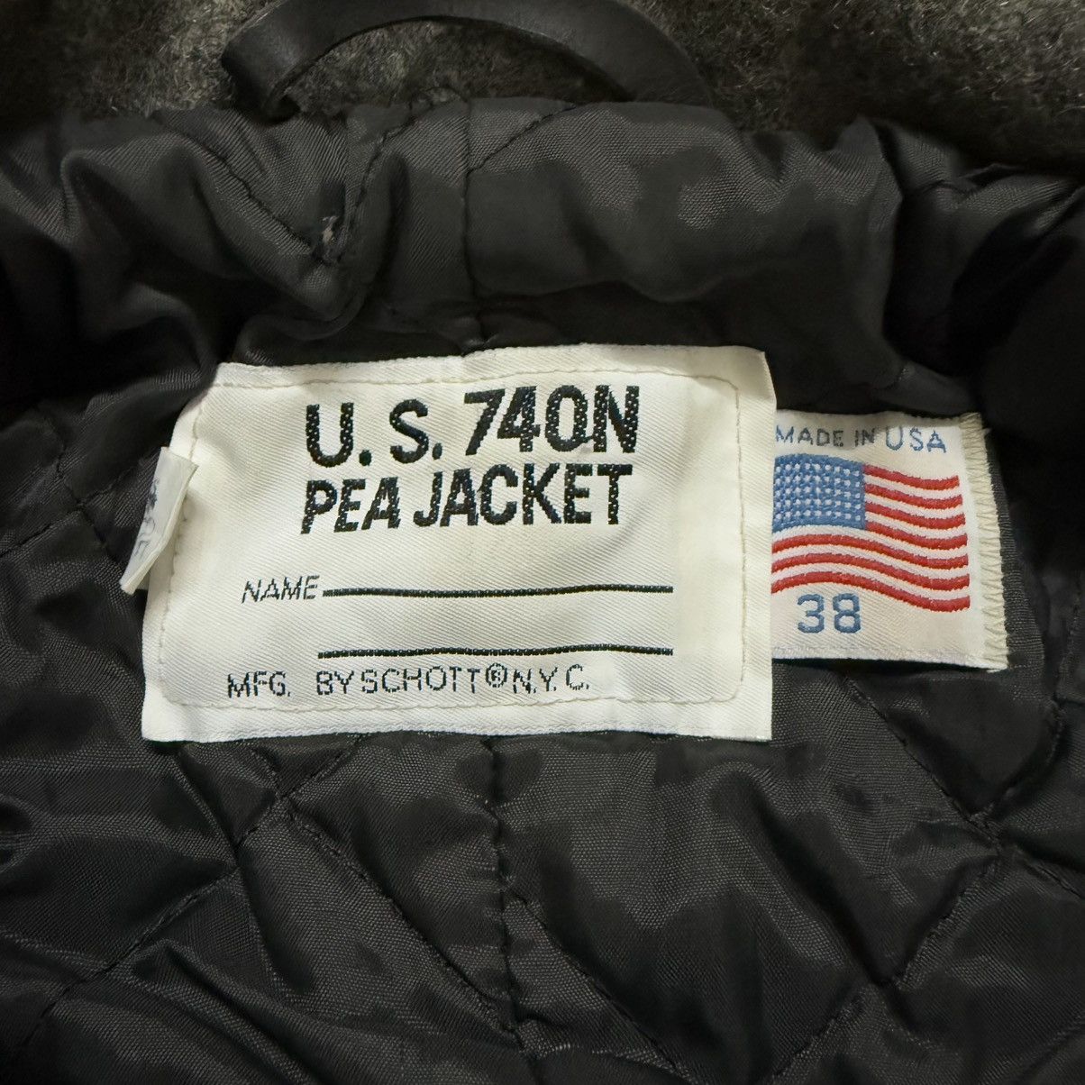 Schott Vintage Schott NYC 740N Peacoat Jacket Size US L / EU 52-54 / 3 - 6 Thumbnail