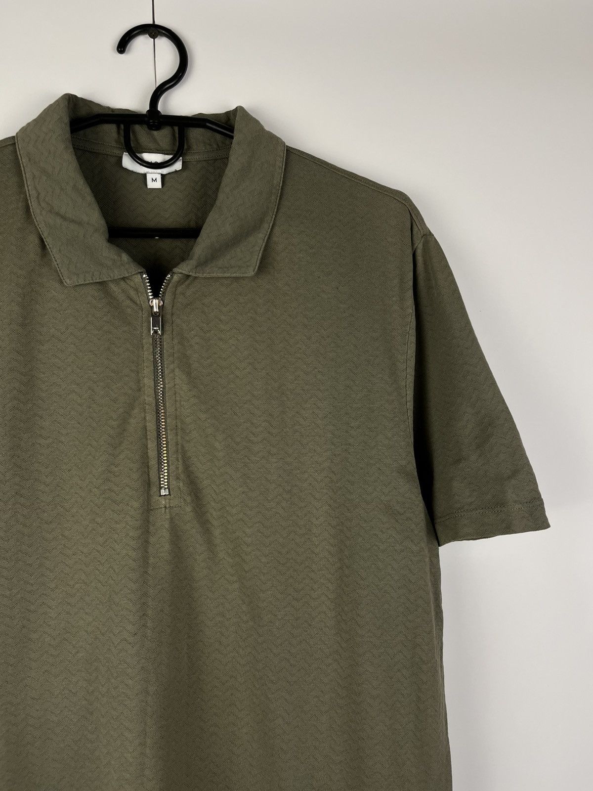 Reiss Reiss Jack Classic Style 1/4 Zip Cotton Polo Size US M / EU 48-50 / 2 - 3 Thumbnail