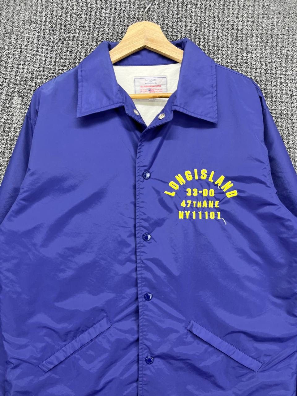 Avirex Vintage Avirex Spell Out Trashed Button Up Coach Jacket Size US M / EU 48-50 / 2 - 8 Thumbnail