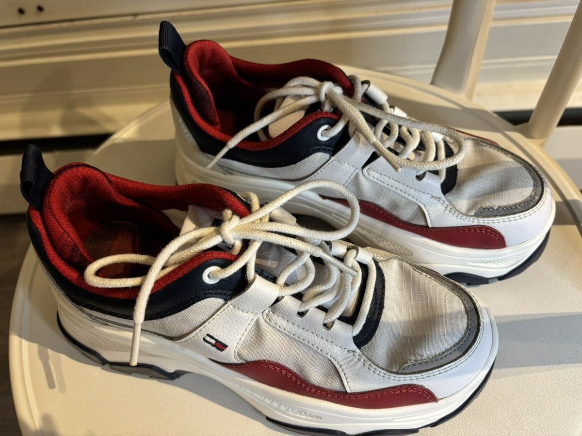 Tommy Jeans Tommy Hilfiger Chunky Sneakers / Red White Navy – EU 37 Size US 7 / IT 37 - 5 Thumbnail