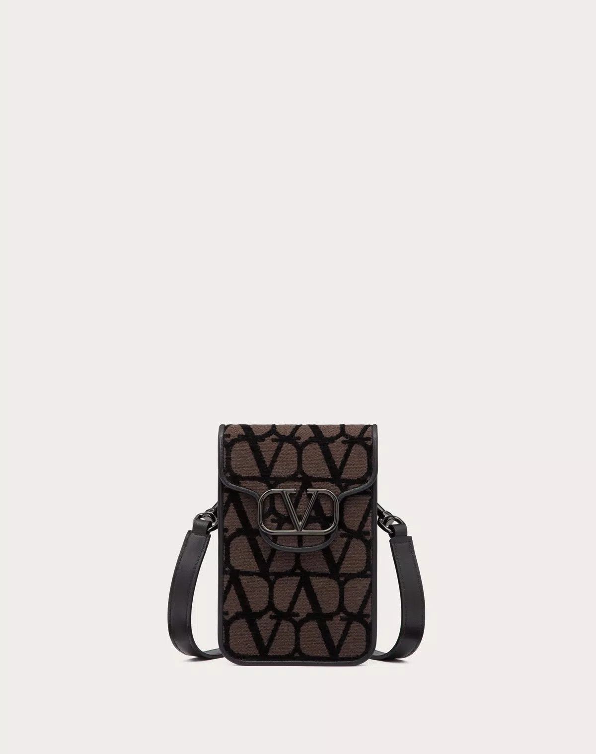 Valentino oc11z0725 Size:OS/ Cross Body Mini Bag in Melange/Black Size ONE SIZE - 1 Thumbnail