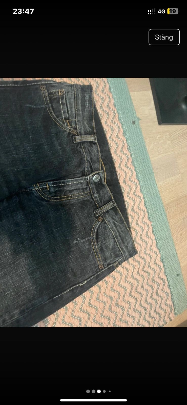 Yohji Yamamoto 2012 Yohji Yamamoto Y-3 denim jeans Size US 29 - 3 Thumbnail