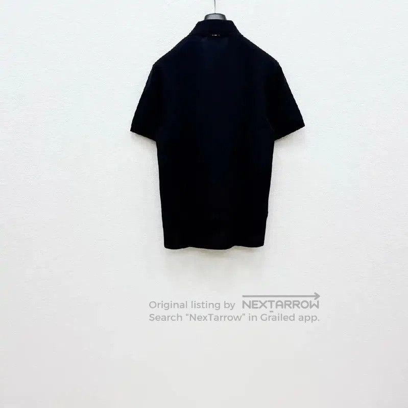 Thom Browne Thom Browne Black Cotton Short Sleeve Polo . Size US M / EU 48-50 / 2 - 4 Thumbnail