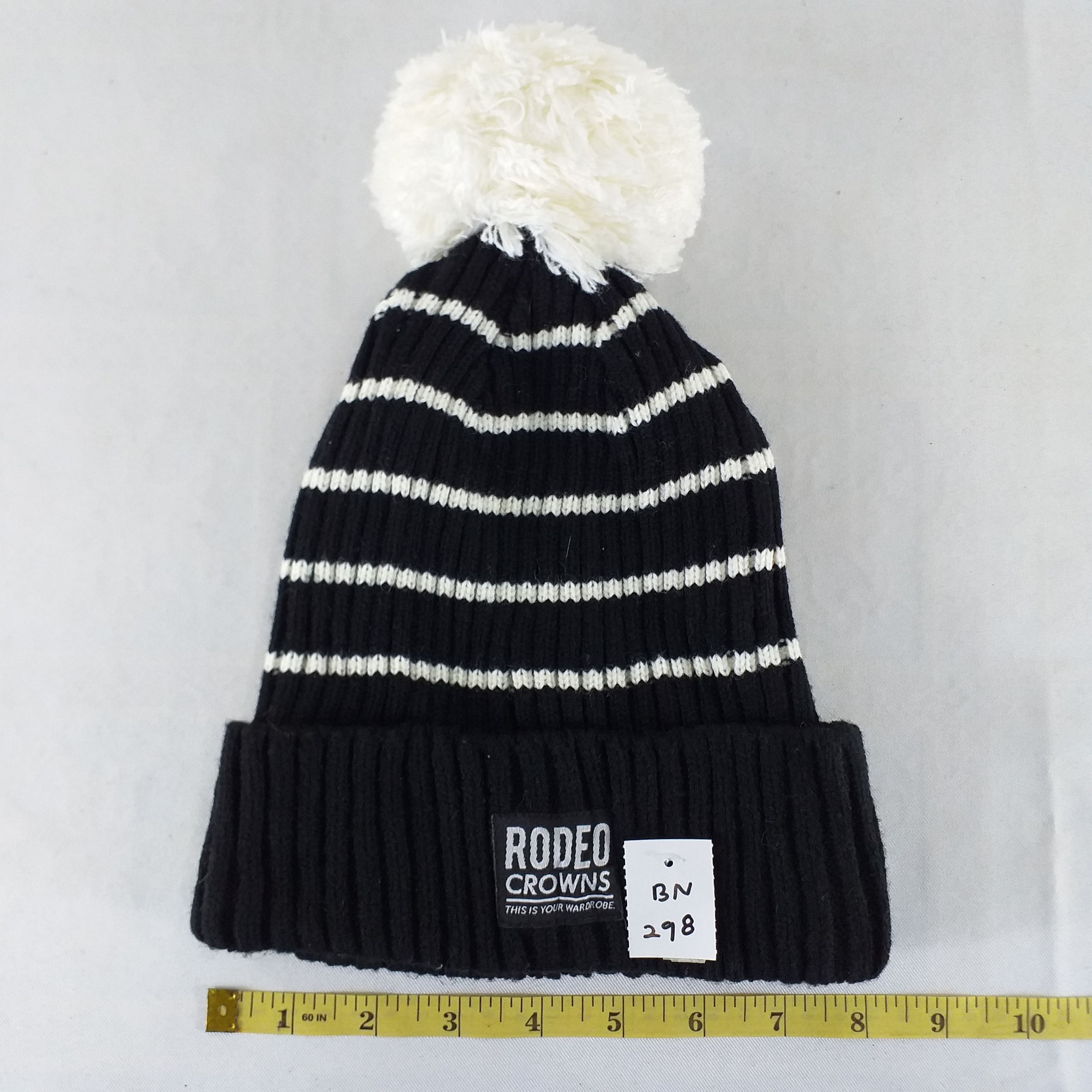 Japanese Brand Rodeo Crown Stripes Snow Cap Hat Beanie -BN298 Size ONE SIZE - 4 Thumbnail