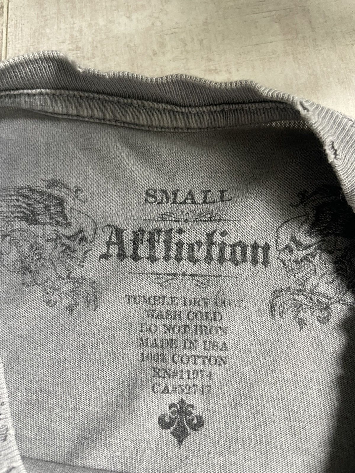Affliction Y2K Affliction Skull/Angel T-Shirt Over Printed Japanese Vtg Size US M / EU 48-50 / 2 - 9 Thumbnail