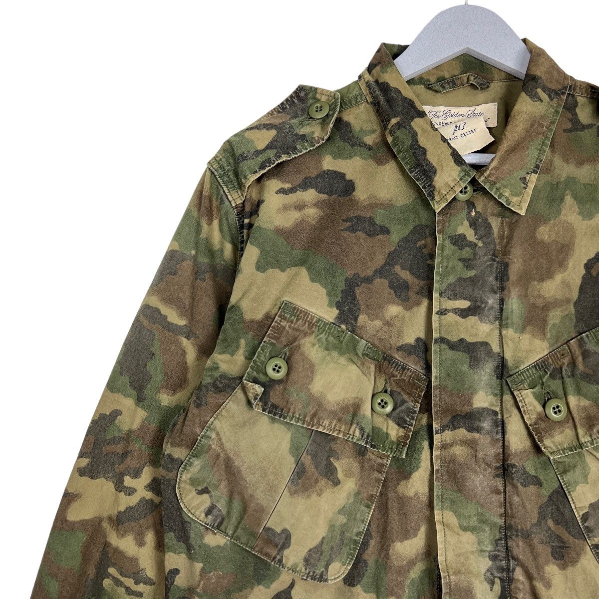 Remi Relief 🔥 REMI RELIEF FATIQUE JUNGLE MILITARY JACKET MADE IN JAPAN Size US M / EU 48-50 / 2 - 5 Thumbnail