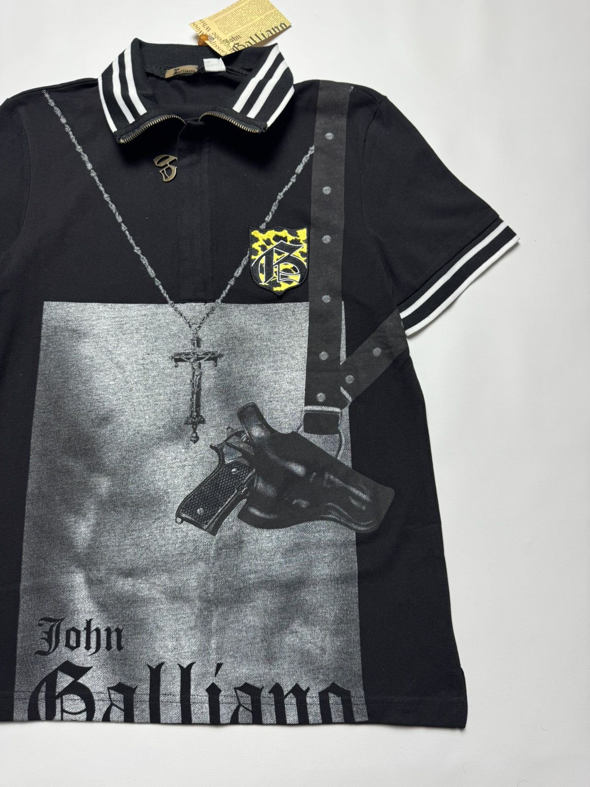 John Galliano 2008 John Galliano Rare NEW Polo T-Shirt Size US M / EU 48-50 / 2 - 3 Thumbnail