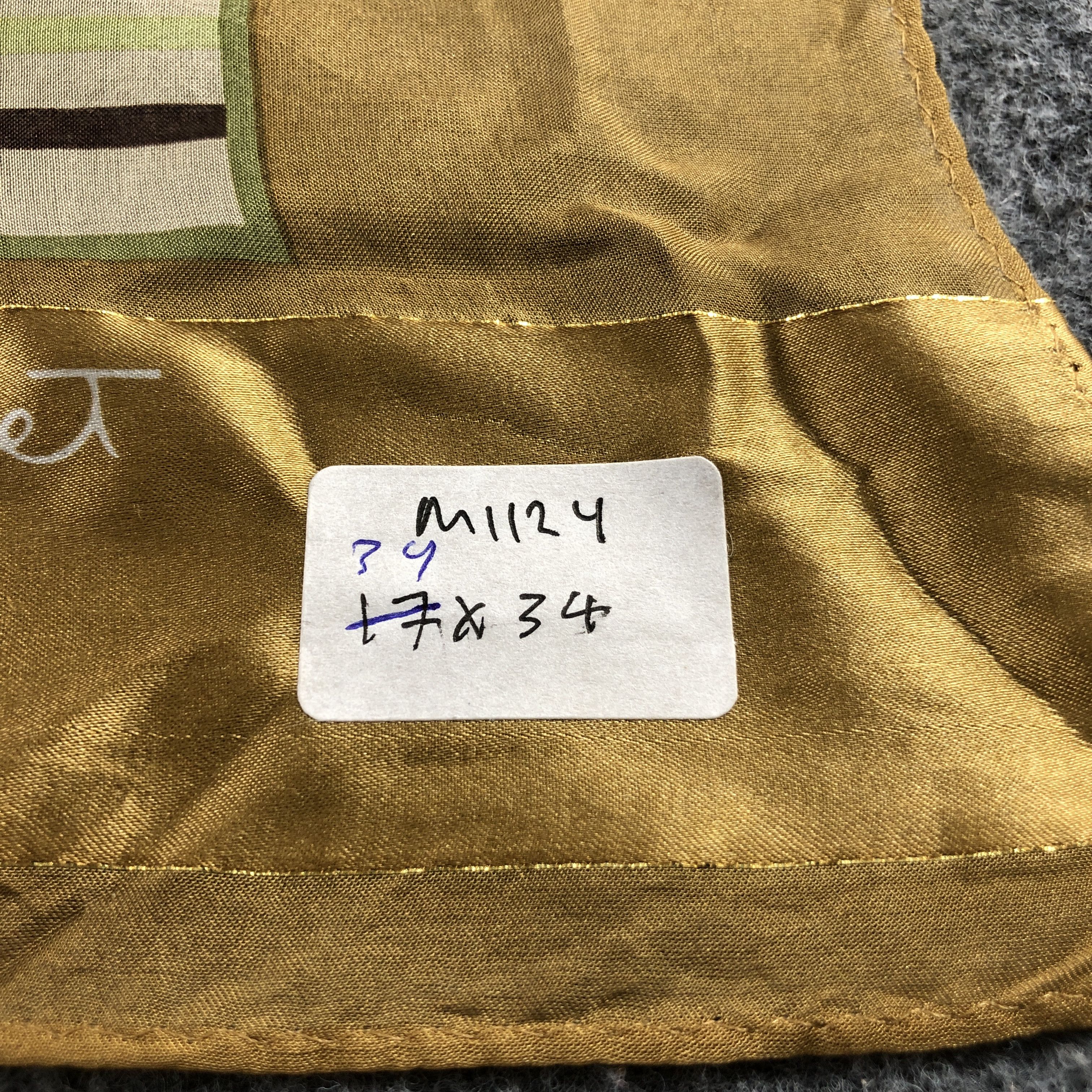 Japanese Brand Philippe V Abstract Silk Scarf M1124 Size ONE SIZE - 14 Thumbnail