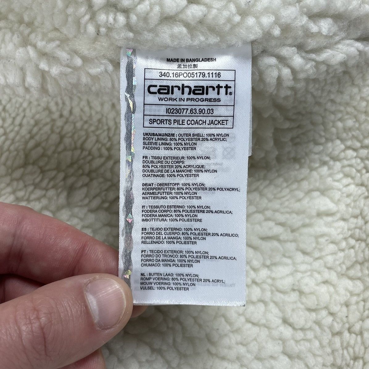 Carhartt Carhartt WIP sports pile coach Jacket Size US S / EU 44-46 / 1 - 10 Thumbnail