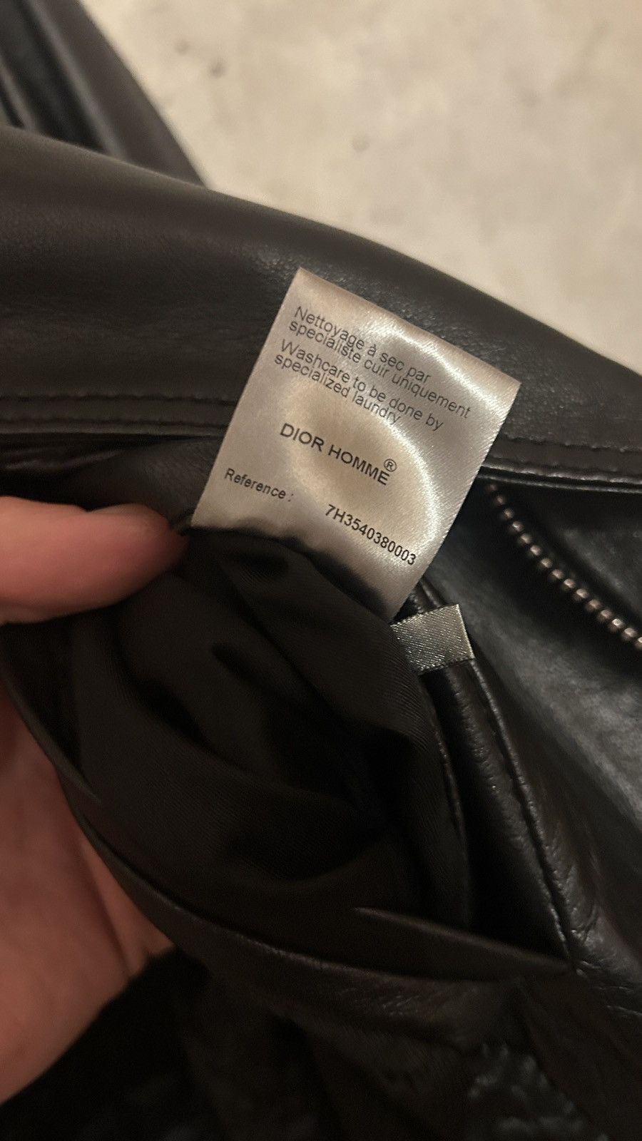 Dior AW07 ‘Navigate’ by Hedi Slimane Leather Cafe Racer Size US M / EU 48-50 / 2 - 8 Thumbnail