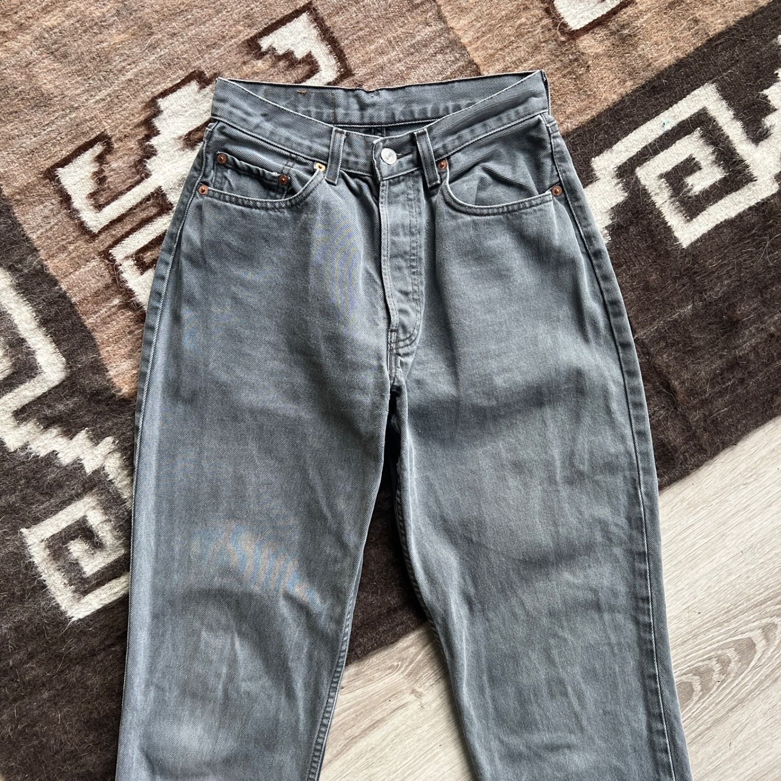 Levi's Levi’s 501 Vintage 90s USA Made Denim Jeans 9639AC Size 27" / US 4 / IT 40 - 6 Thumbnail