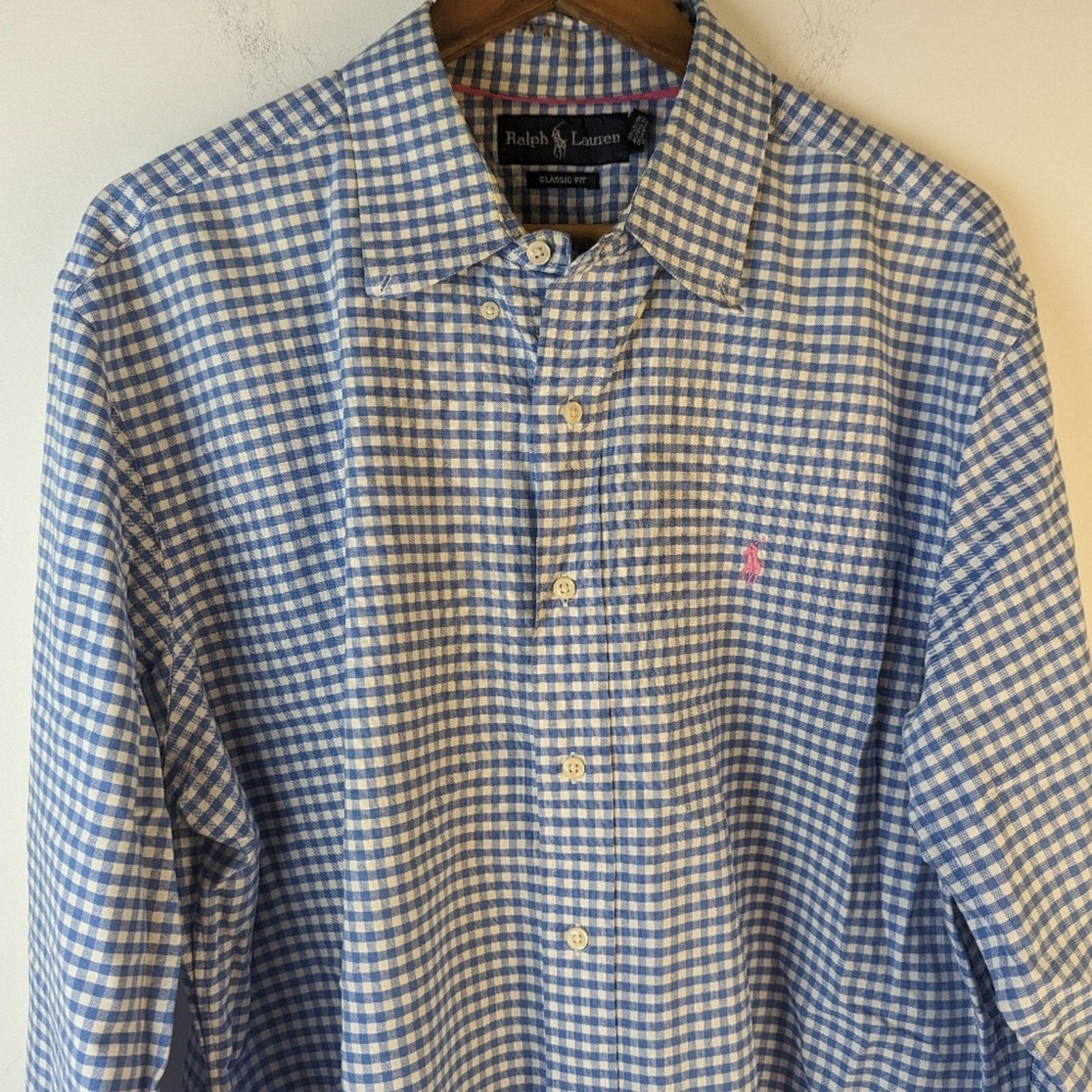 Ralph Lauren Ralph Lauren Mens Plaid Oxford Shirt - XL Size US XL / EU 56 / 4 - 5 Thumbnail