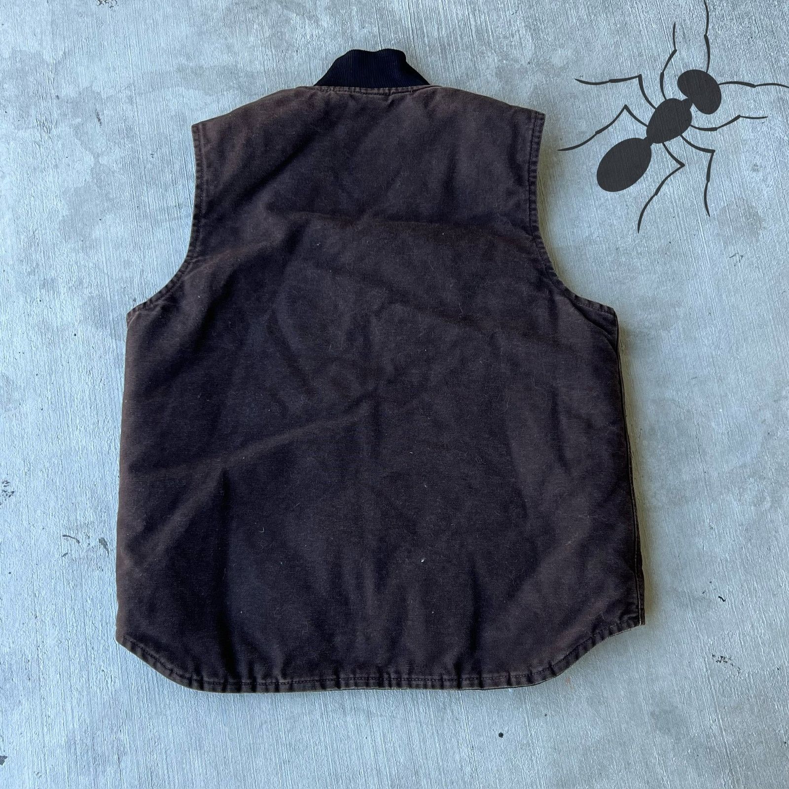 Carhartt × Vintage Carhartt V02 DKB brown work wear vest Size US M / EU 48-50 / 2 - 3 Thumbnail