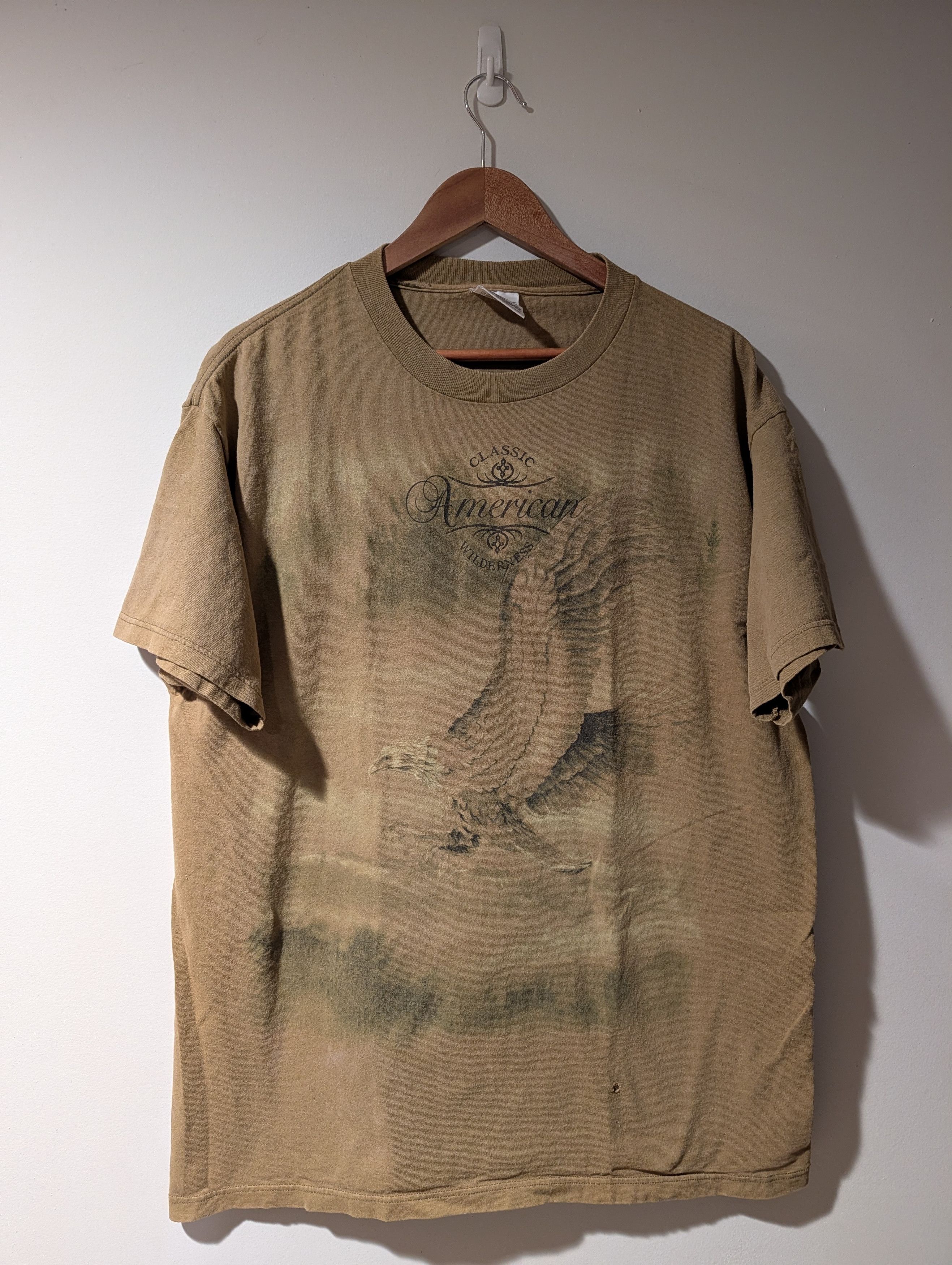Arts & Science VTG Classic American Wilderness Eagle Graphic T-Shirt Size US XL / EU 56 / 4 - 1 Thumbnail