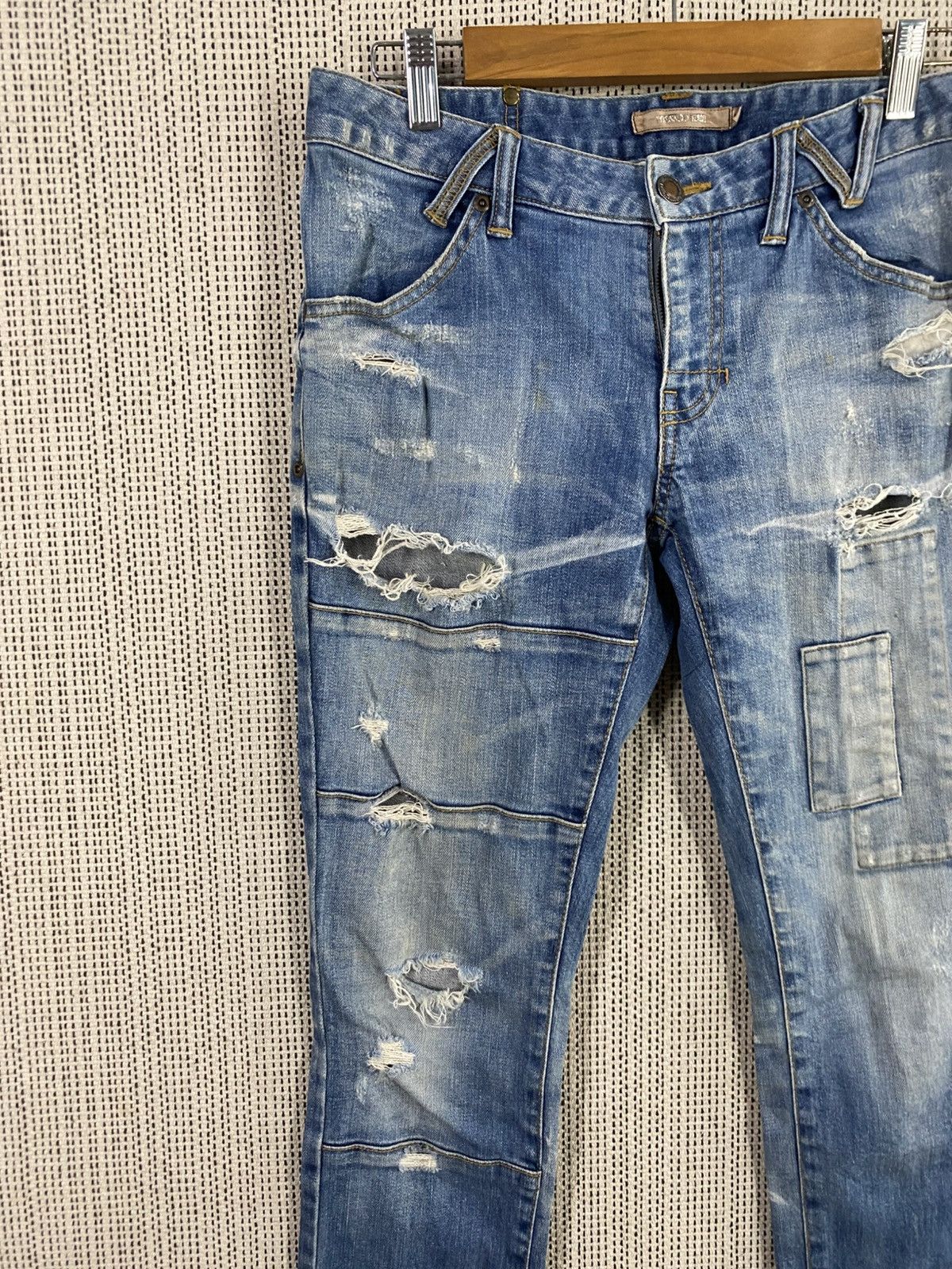 Tornado Mart Vintage tornado mart japan distressed denim Size US 31 - 11 Thumbnail
