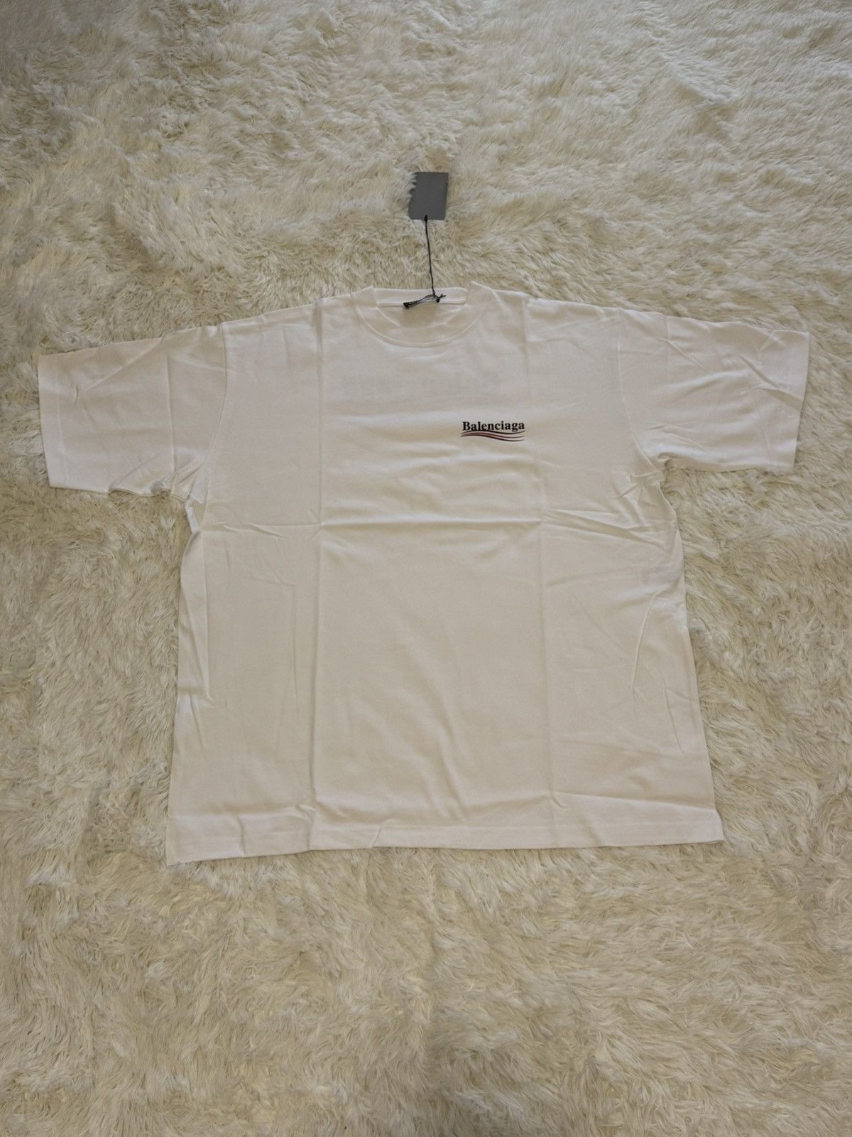 Balenciaga Balenciaga white t shirt Size US L / EU 52-54 / 3 - 2 Thumbnail