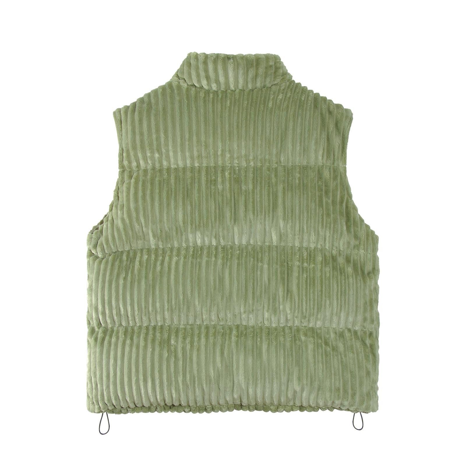 Japanese Brand Black Ribbed Puffer Vest, Sleeveless Outerwear Size US M / EU 48-50 / 2 - 4 Thumbnail