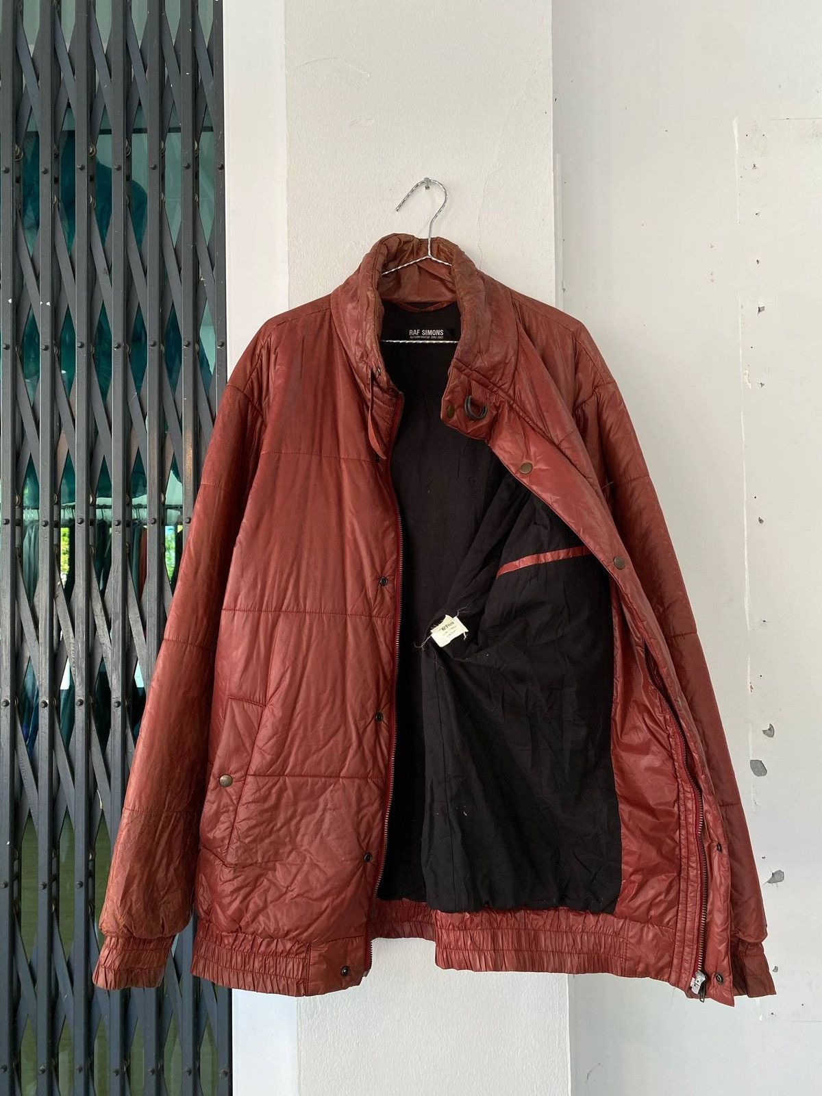 Raf Simons AW2002 Raf simons RUNWAY Virginia Creeper Puffer Jacket Size US M / EU 48-50 / 2 - 8 Thumbnail