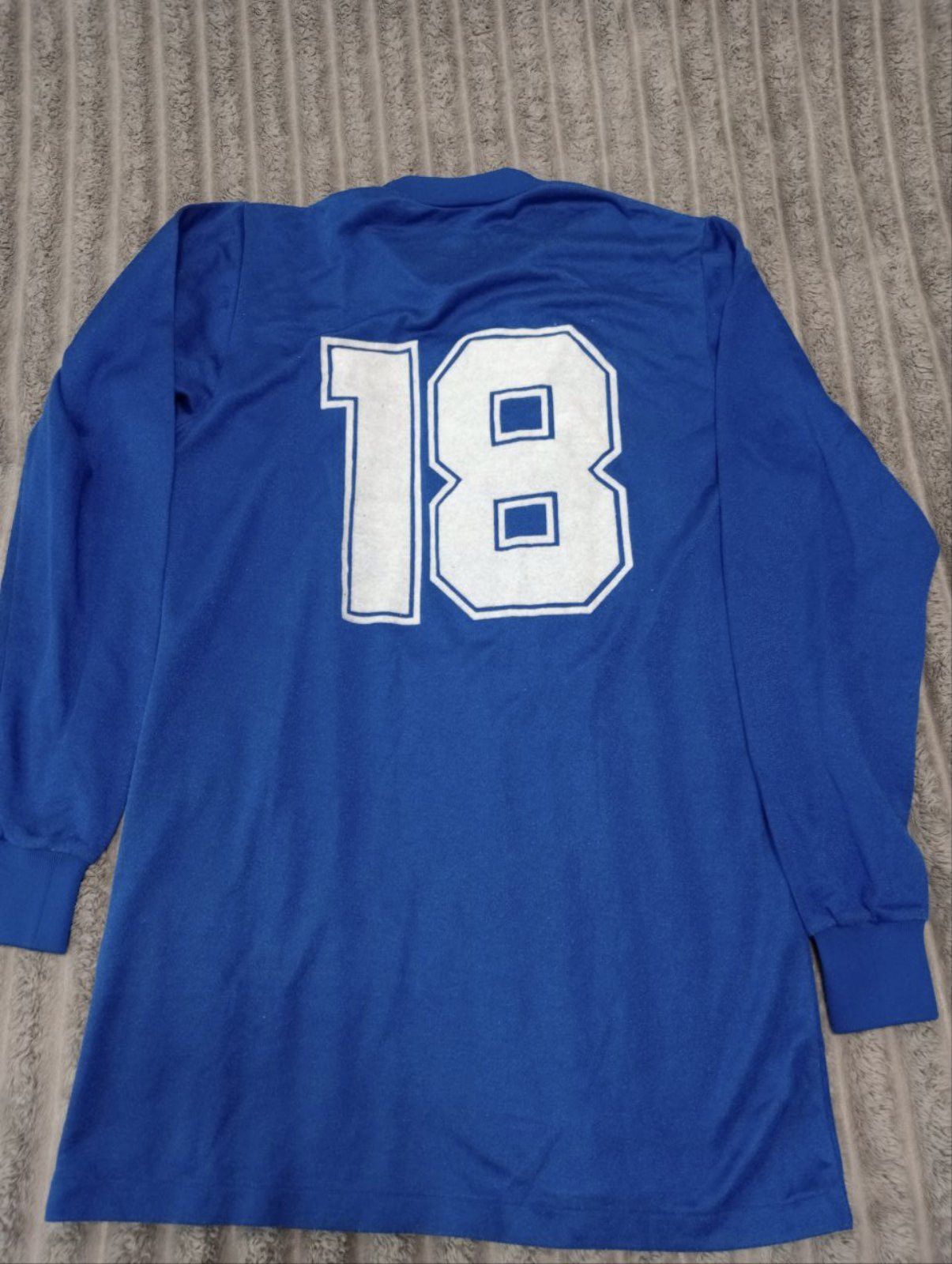 Erima Italy Italia Football shirt #18 LS Rare Vintage 1970-1980 Size US L / EU 52-54 / 3 - 2 Thumbnail