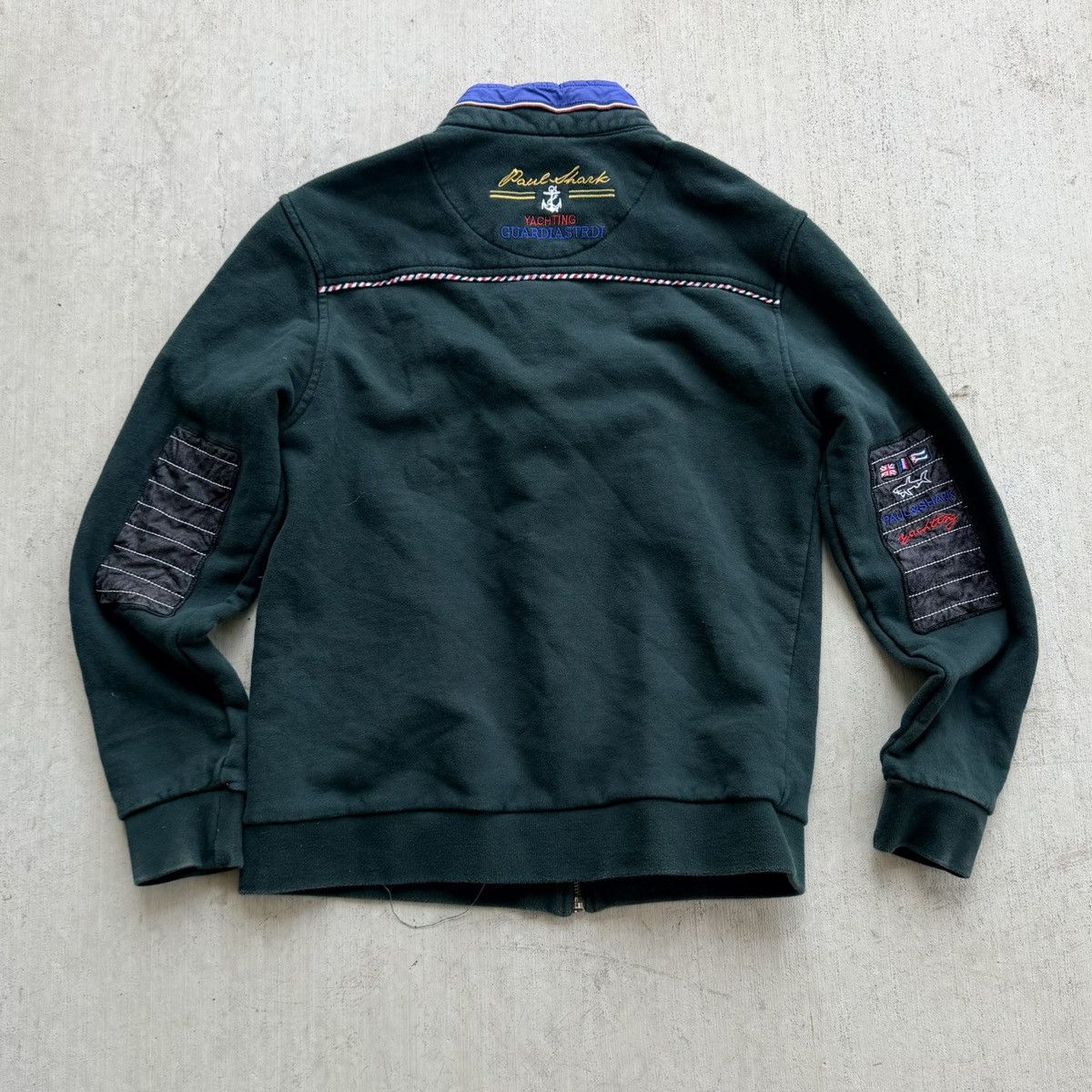 Paul & Shark Paul And Shark Sweatshirt Zip Royal Yachting Club Green XS Size US XS / EU 42 / 0 - 2 Thumbnail