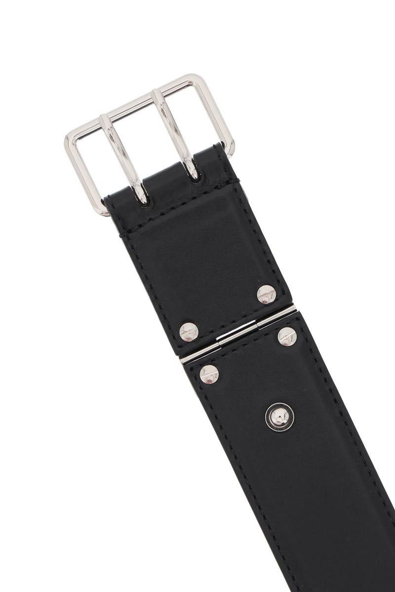 Alexander McQueen o1w1db10725 Size:85/Military Belt in Black Size ONE SIZE - 2 Thumbnail