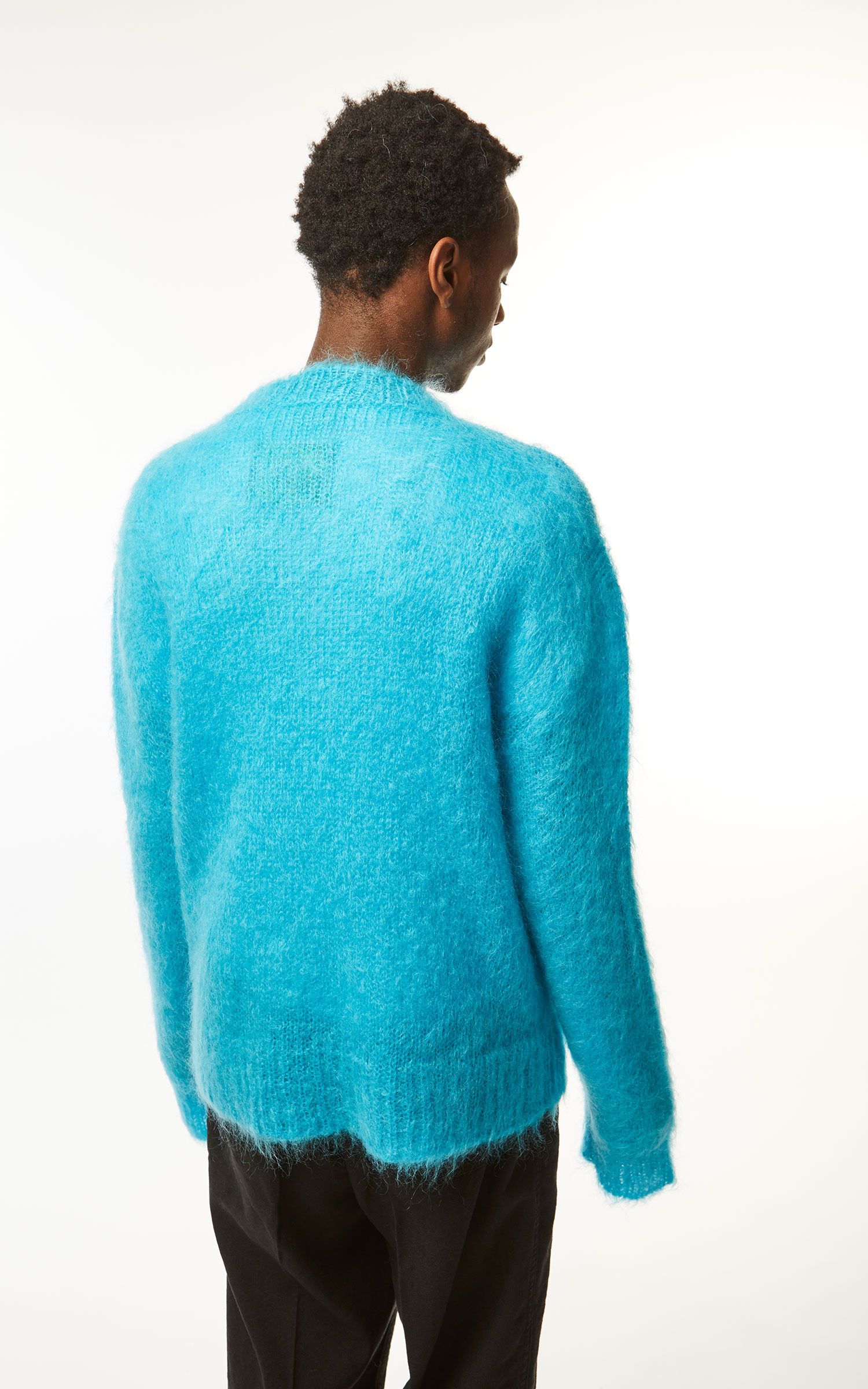 Marni o1y0225 Crewneck Sweater in Turquoise Size US M / EU 48-50 / 2 - 6 Thumbnail