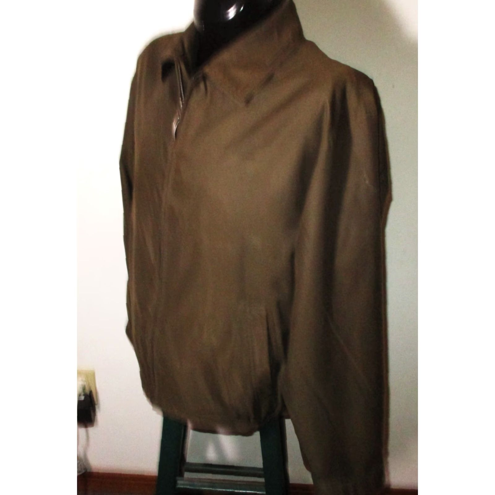 Vintage Crazy Horse Jacket Mens L Brown Full Zip Chino NWOT Size US L / EU 52-54 / 3 - 4 Thumbnail