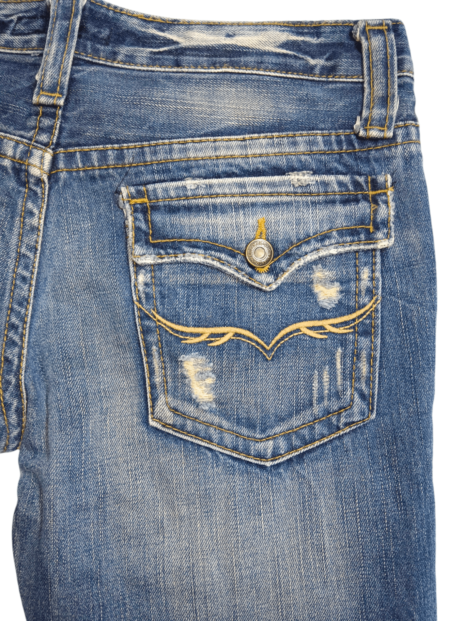 GOSTAR DE FUGA FUGA Seditionaries Low Rise Flare Denim Size US 30 / EU 46 - 8 Thumbnail