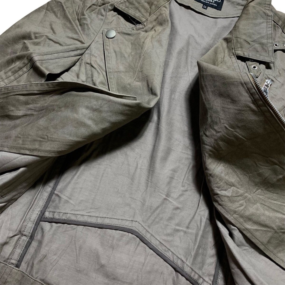 Tornado Mart 2000’s Tornado Mart Bikers Asymetrcial Jacket Size US L / EU 52-54 / 3 - 11 Thumbnail