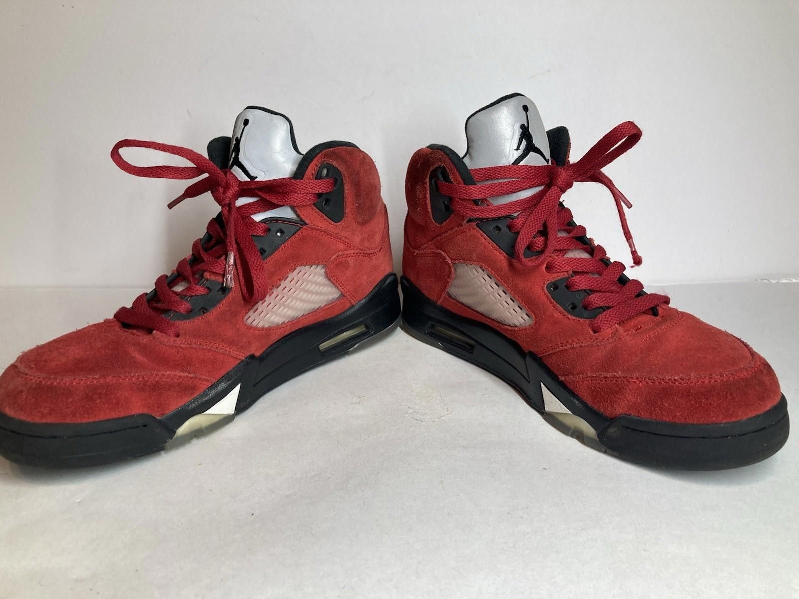 Nike Men’s 9 Nike Air Jordan 5 Retro Raging Bull Toro Bravo Red Size US 9 / EU 42 - 6 Thumbnail
