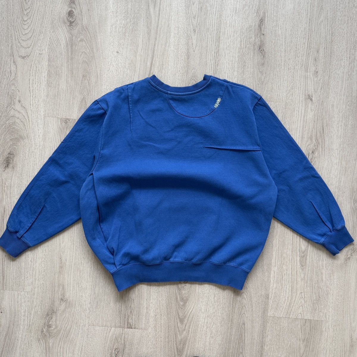 Ader Error Ader Error Blanco Pleated Sweatshirt Size US M / EU 48-50 / 2 - 2 Thumbnail