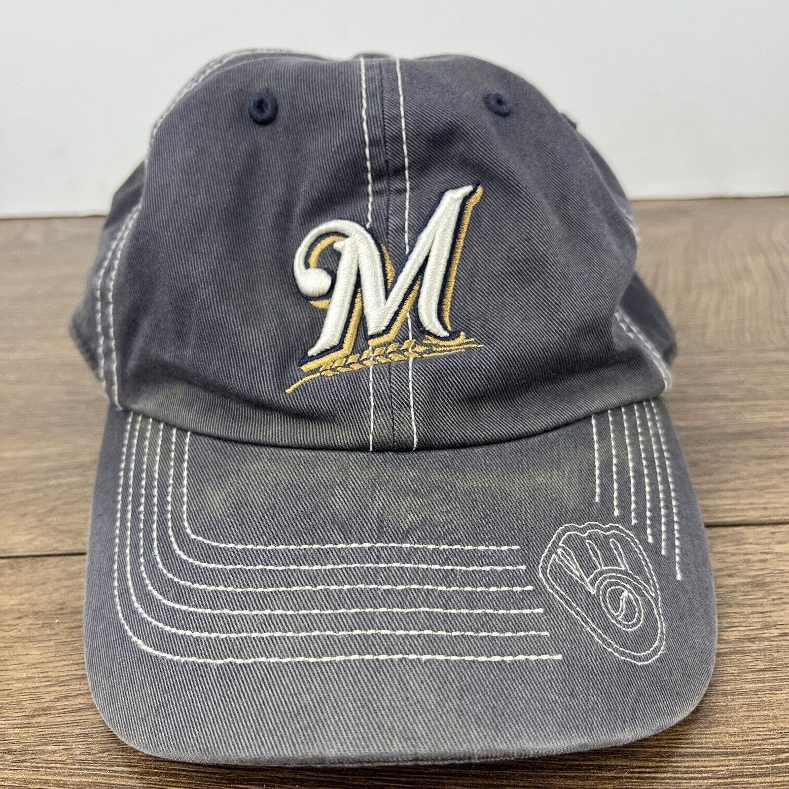 Other Milwaukee Brewers Hat Twins Enterprise Hat Gray Adjustable A Size ONE SIZE - 4 Thumbnail
