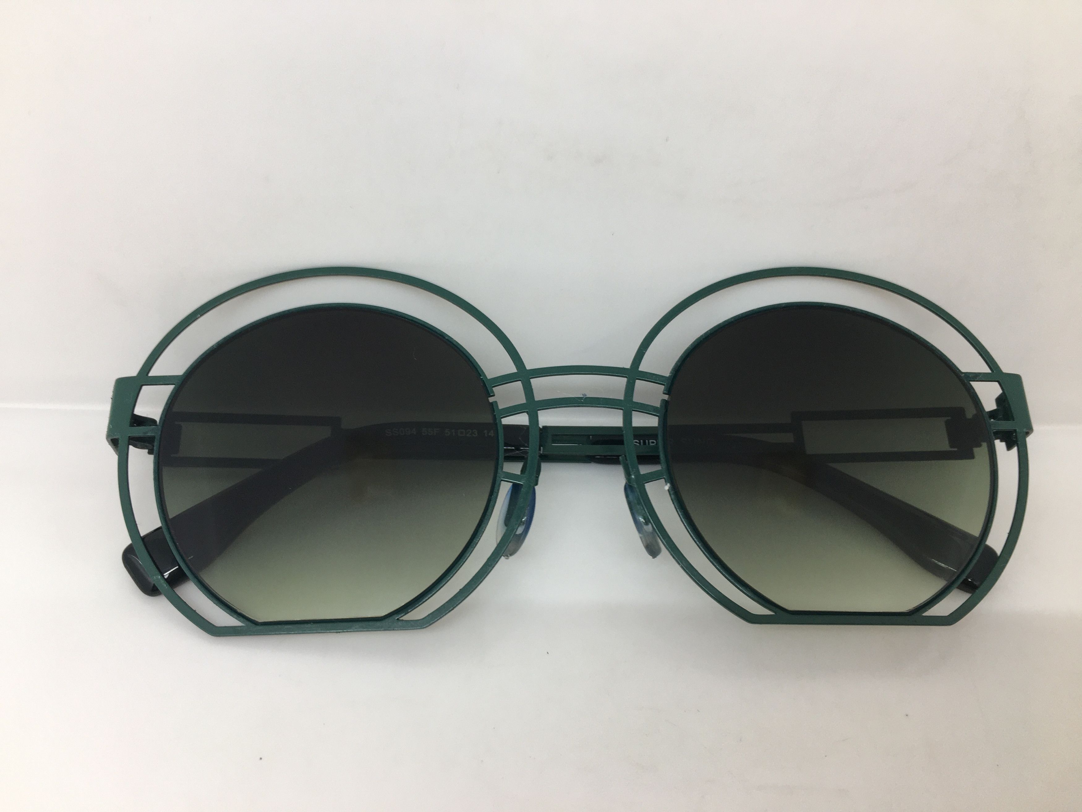 Other Super Sung Green Diva Sunglasses Frame HOLLYWOOD Size ONE SIZE - 8 Thumbnail