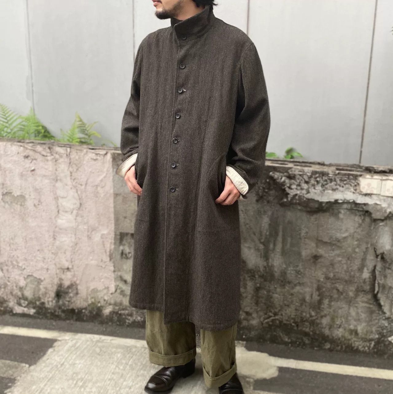 SOU SOU Sus-sous Artisan Wool Linen Coat Size US M / EU 48-50 / 2 - 1 Thumbnail