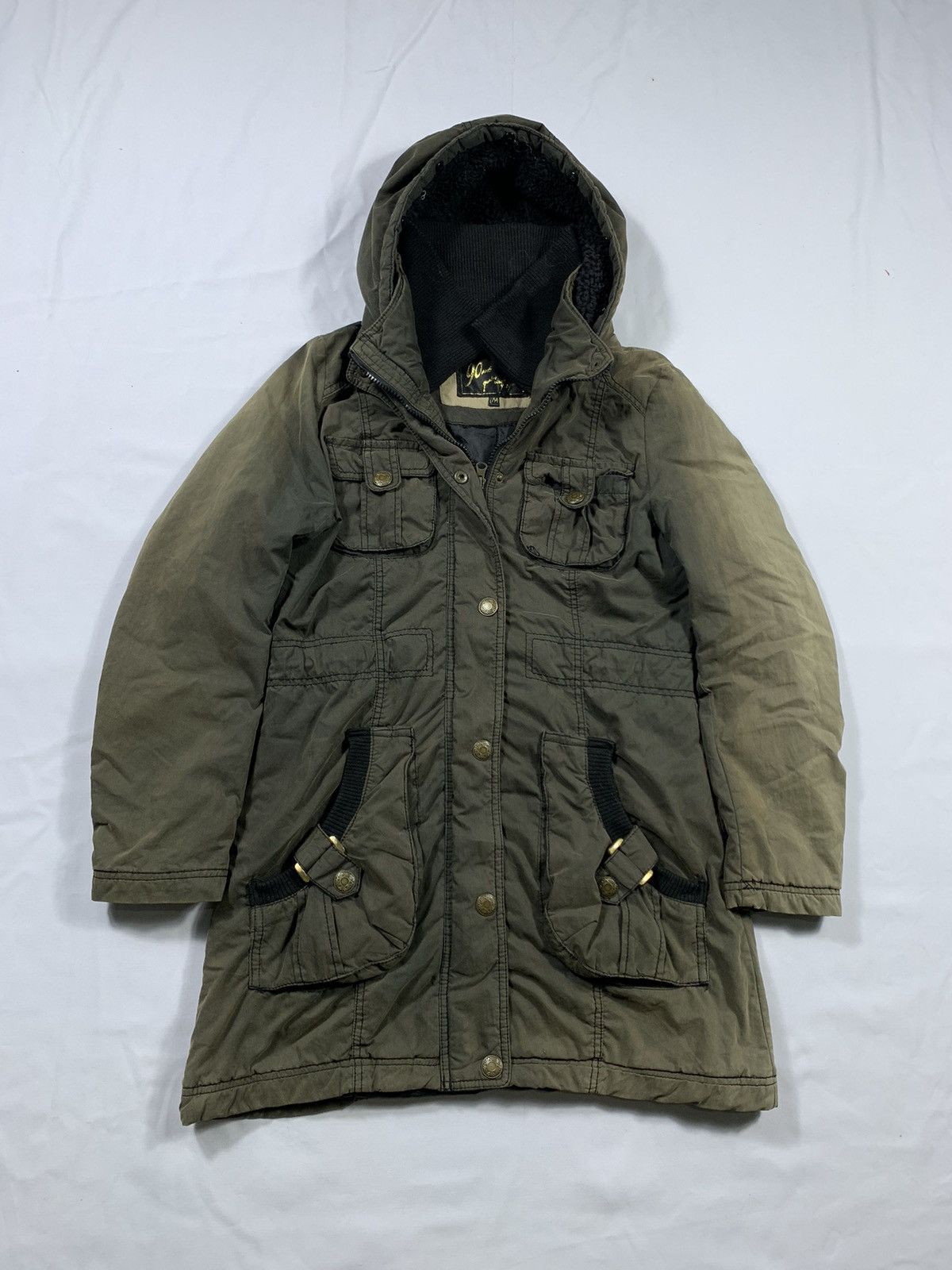 Isamu Katayama Backlash CRAZY SICK FADED 90ANS JAPANESE GOTHIC BONO ZIP HOODIE Size US M / EU 48-50 / 2 - 1 Thumbnail