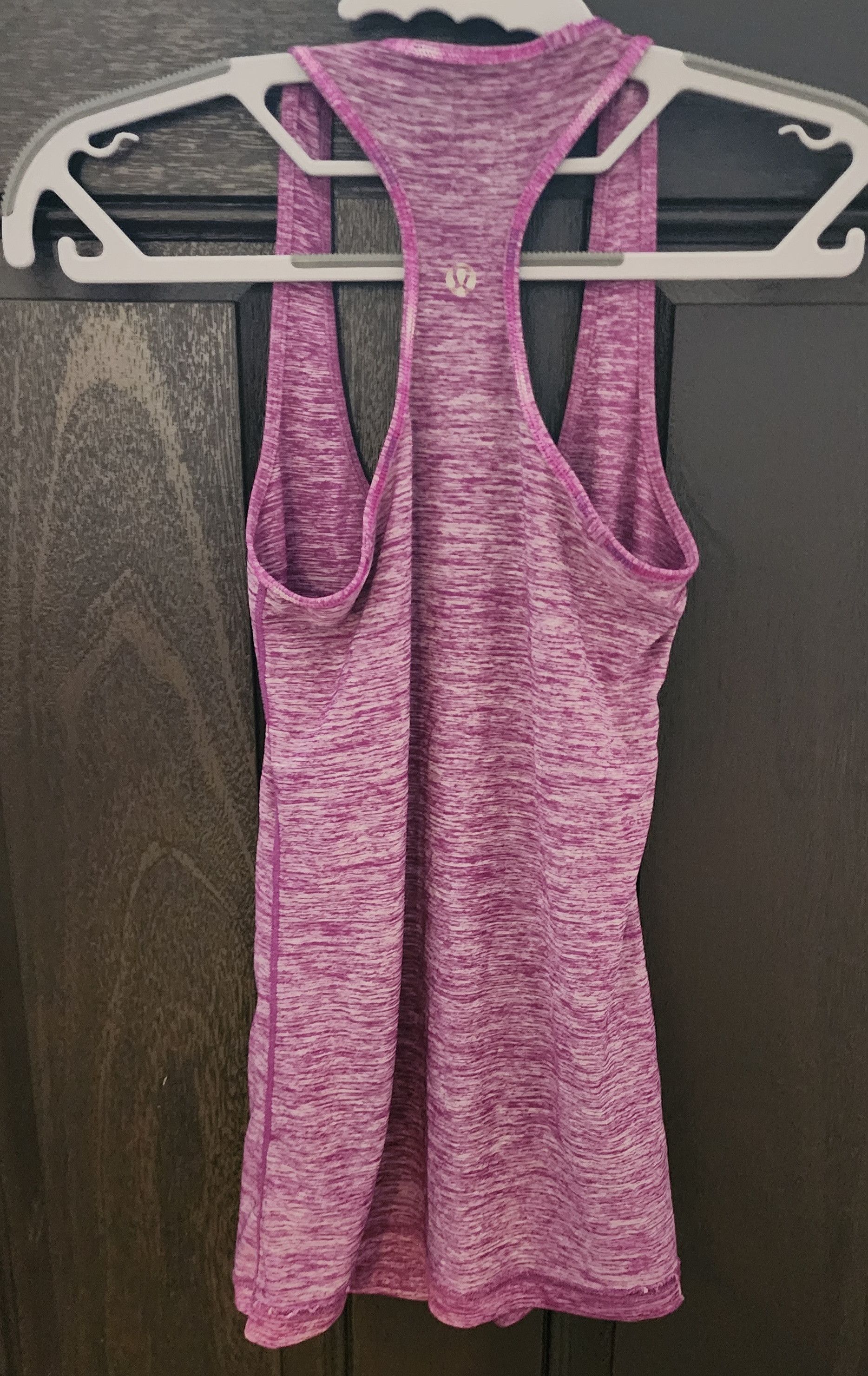 Lululemon Lululemon Heathered Pink Reversible Tank Approx 4 12.5" PTP Size S / US 4 / IT 40 - 6 Thumbnail