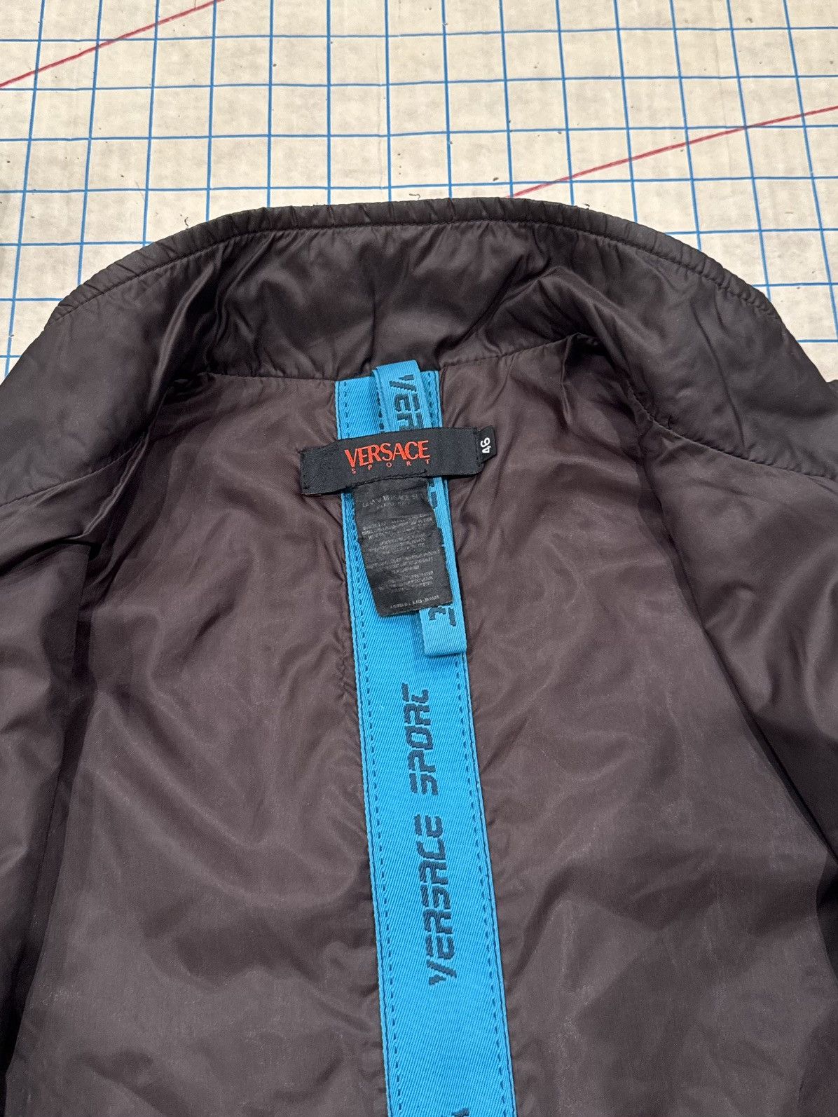 Versus Versace Vintage Versace Sport Brown Quilted Vest Fits Small Full Zip Size US S / EU 44-46 / 1 - 6 Thumbnail