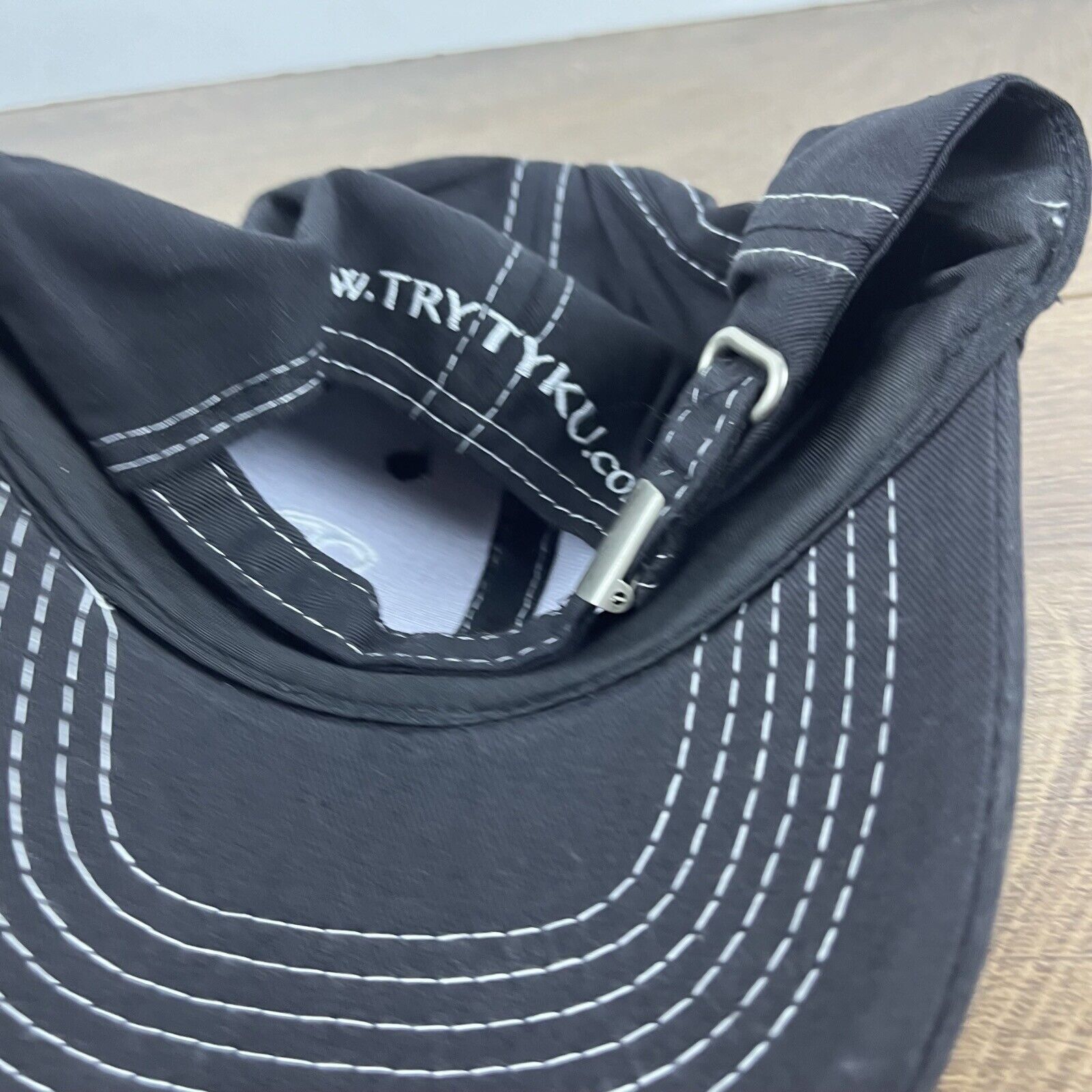 Other Ty KU Cap Hat Black Cap Hat Adjustable Hat Black Adult Hat Size ONE SIZE - 14 Thumbnail