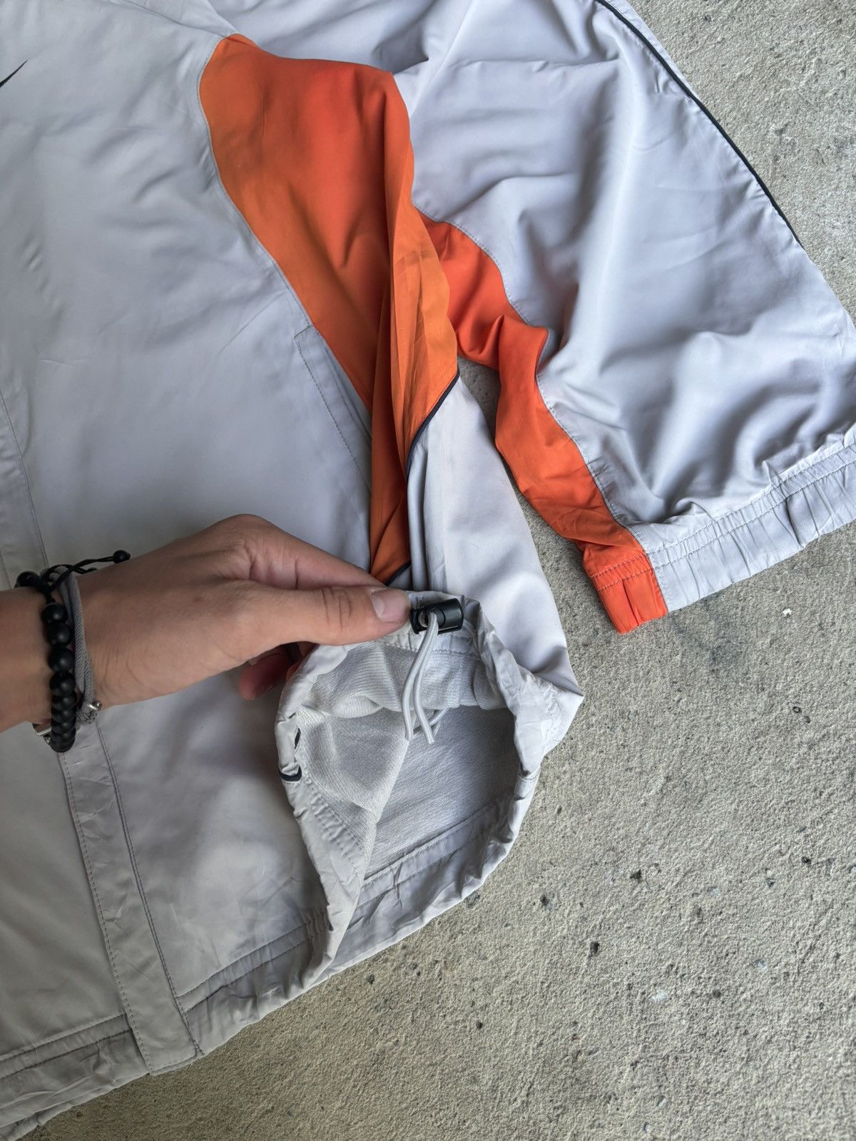 Nike × Vintage Nike Vintage y2k Jacket swoosh ⭐️RARE⭐️ gray M Size US M / EU 48-50 / 2 - 5 Thumbnail